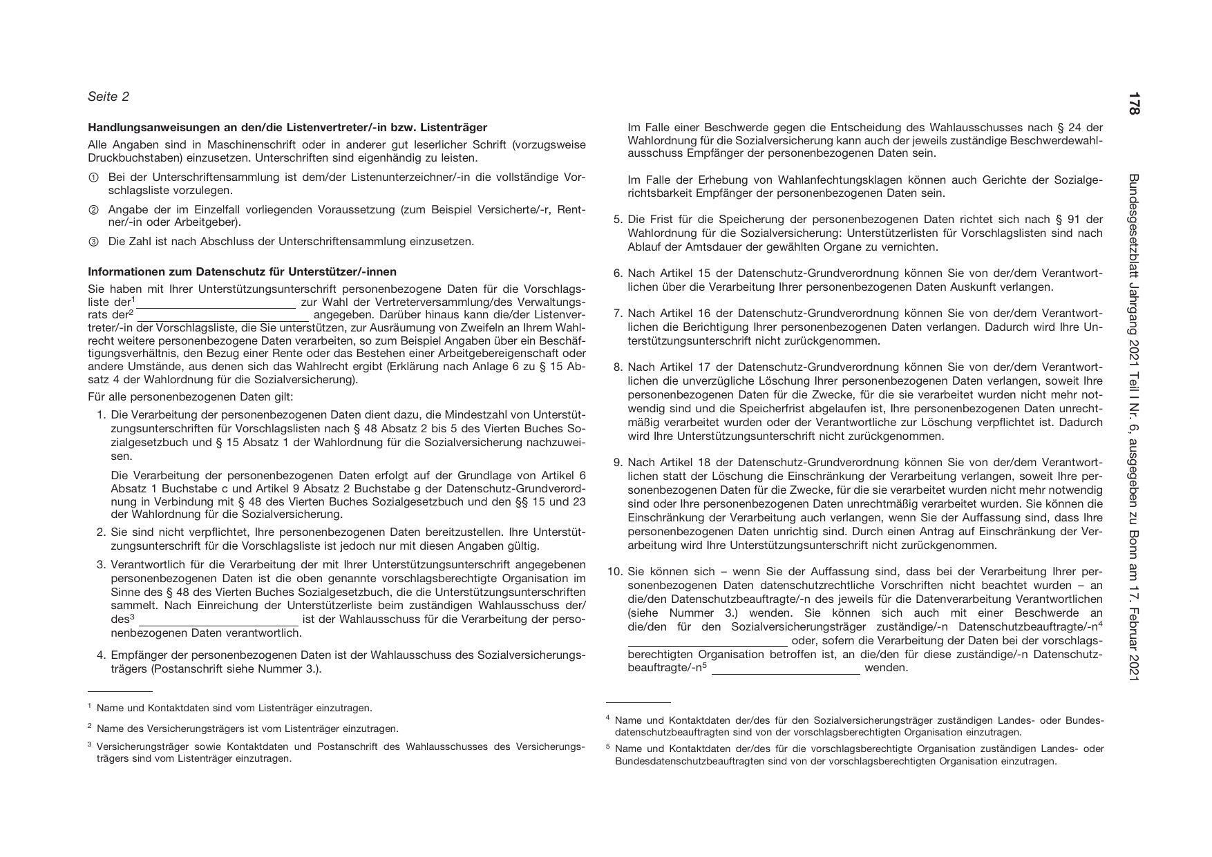 BGBl. 2021, Seite 178 — Originalseite als Abbildung