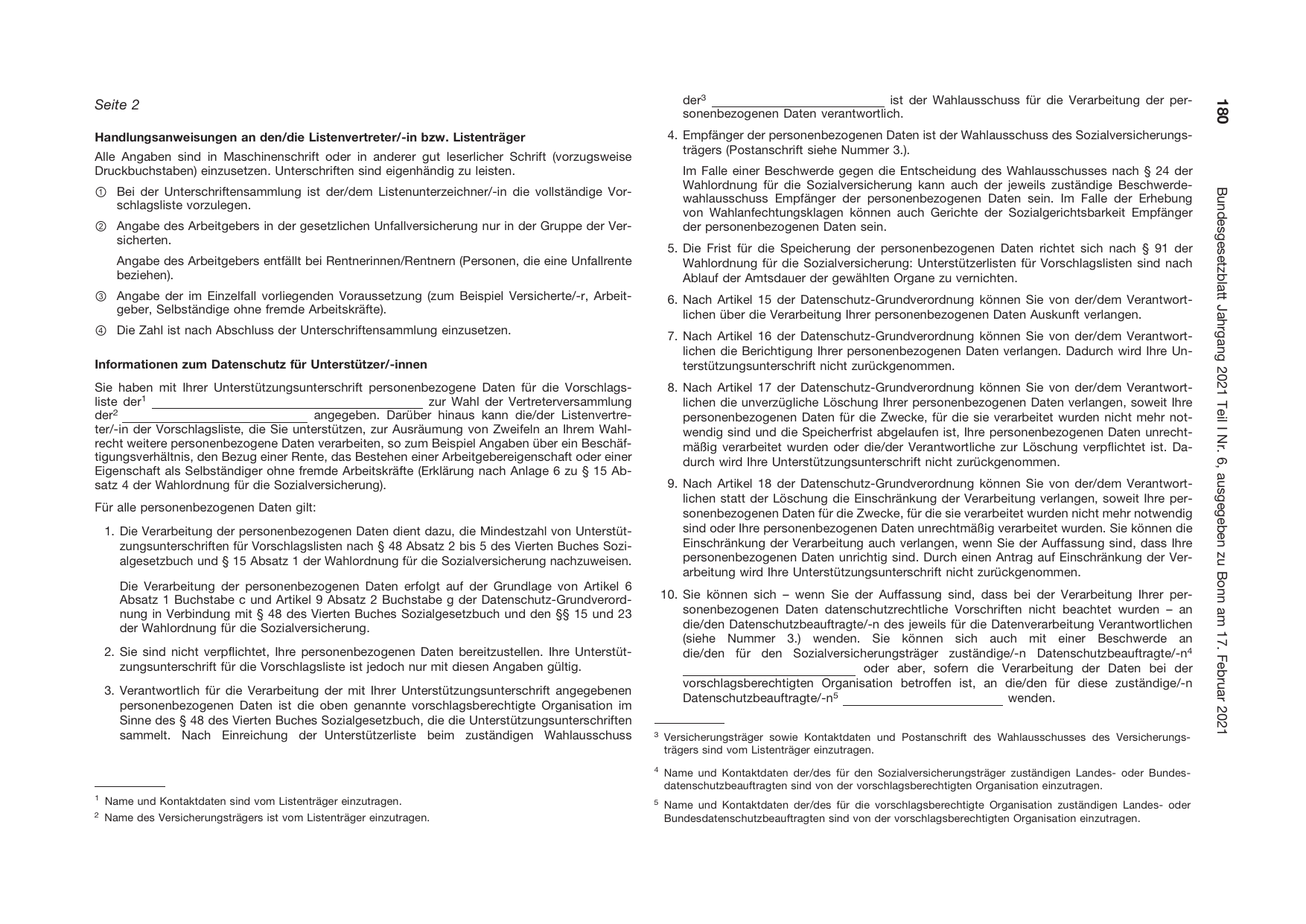 BGBl. 2021, Seite 180 — Originalseite als Abbildung