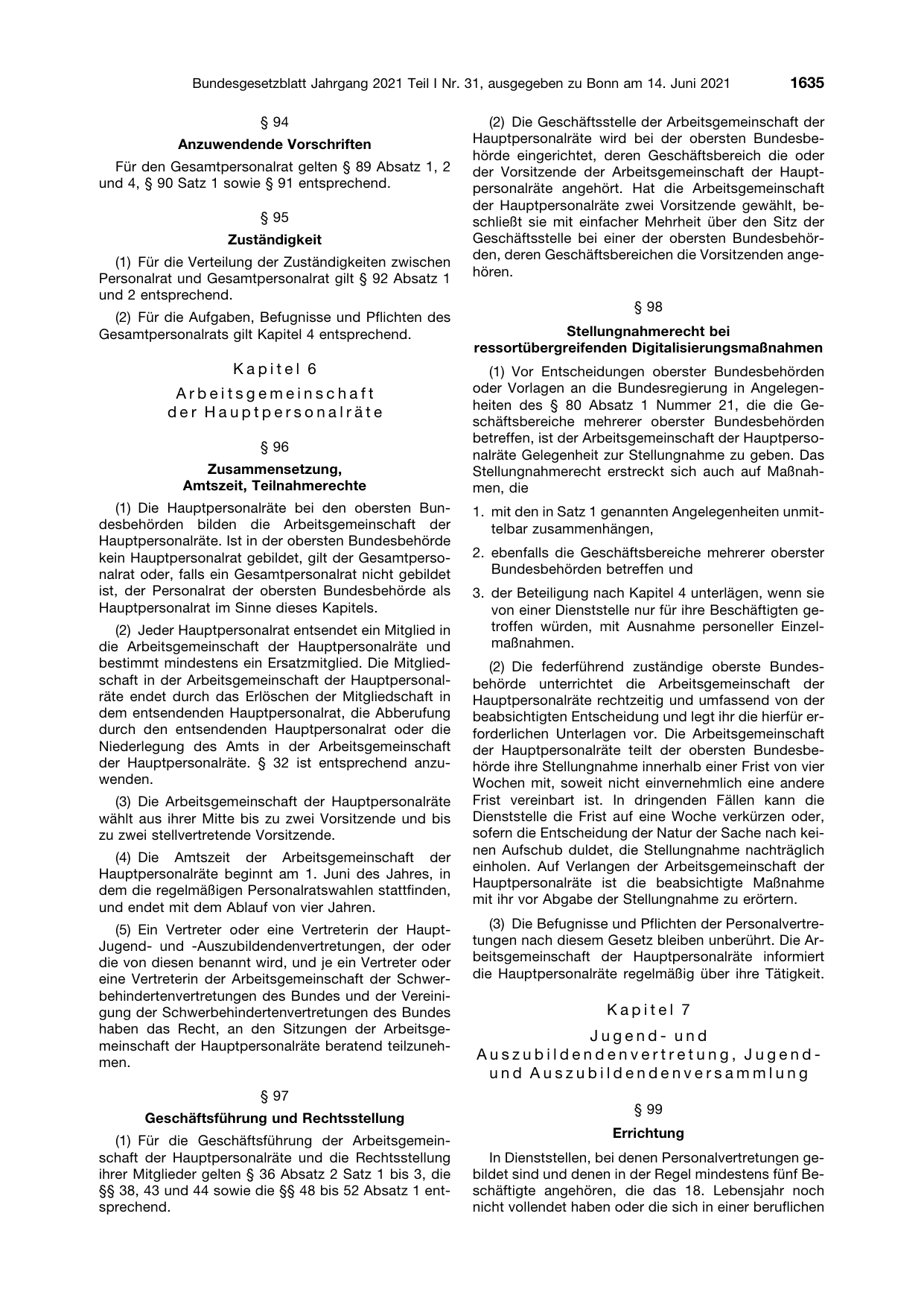 BGBl. 2021, Seite 1635 — Originalseite als Abbildung