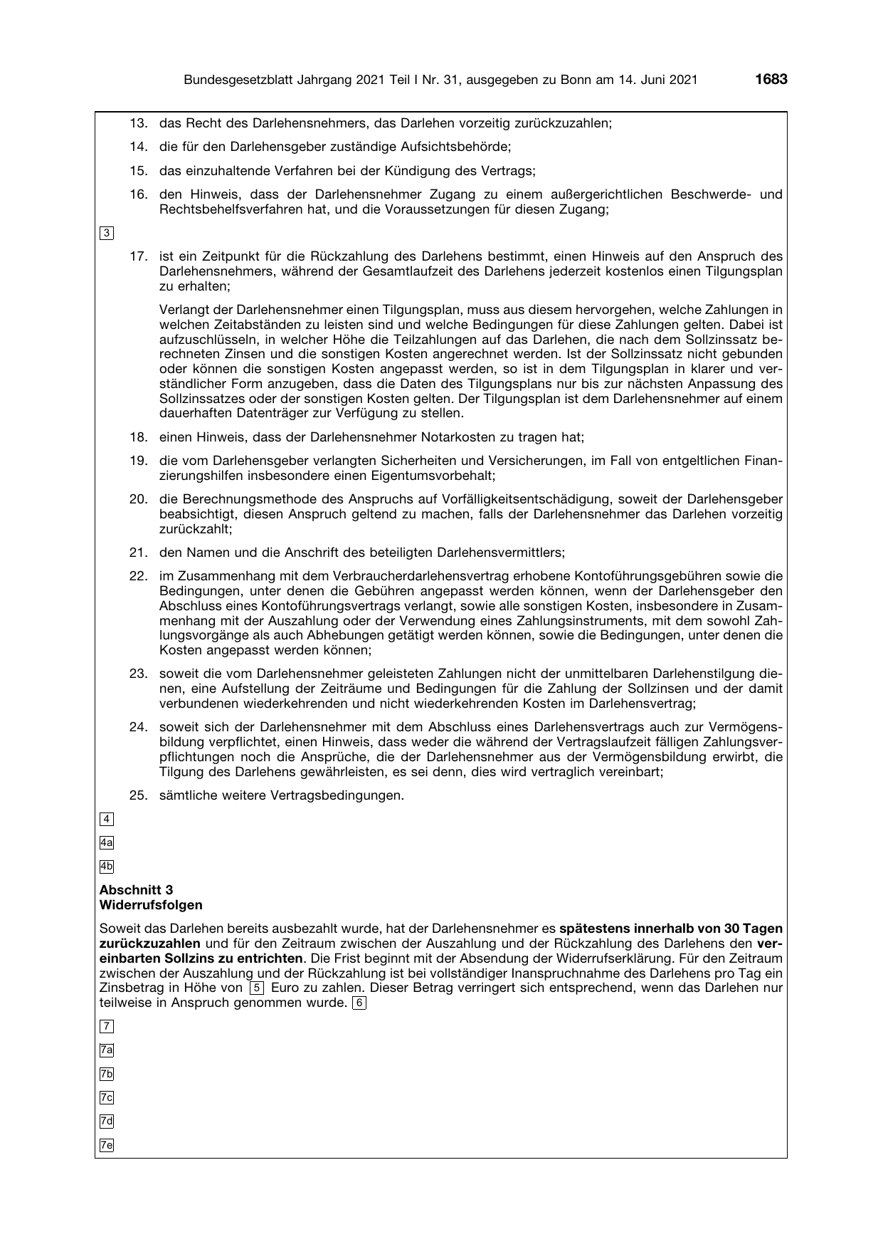 BGBl. 2021, Seite 1683 — Originalseite als Abbildung
