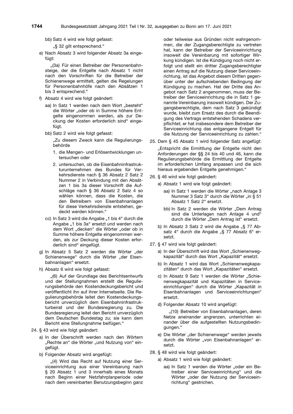 BGBl. 2021, Seite 1744 — Originalseite als Abbildung