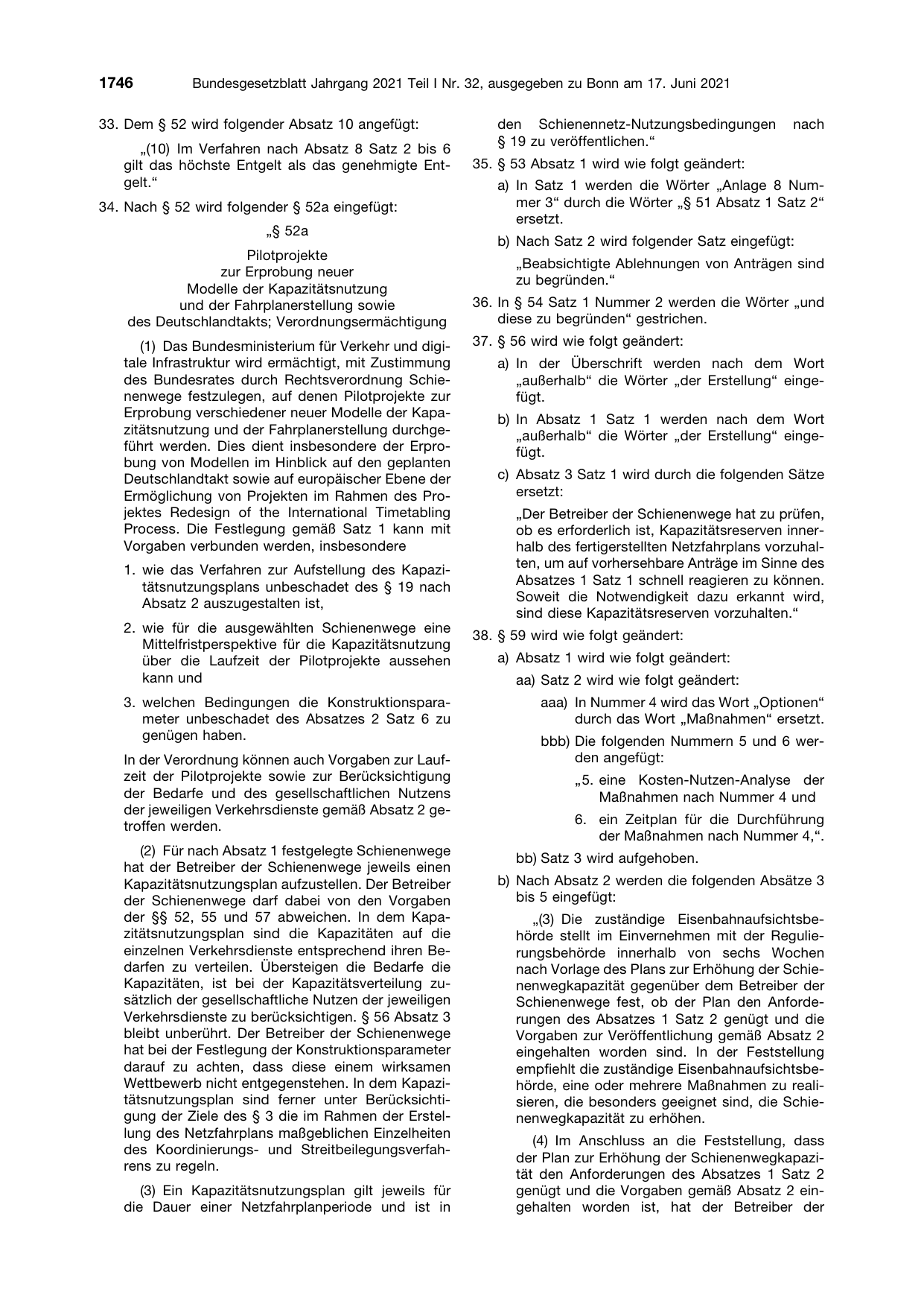 BGBl. 2021, Seite 1746 — Originalseite als Abbildung
