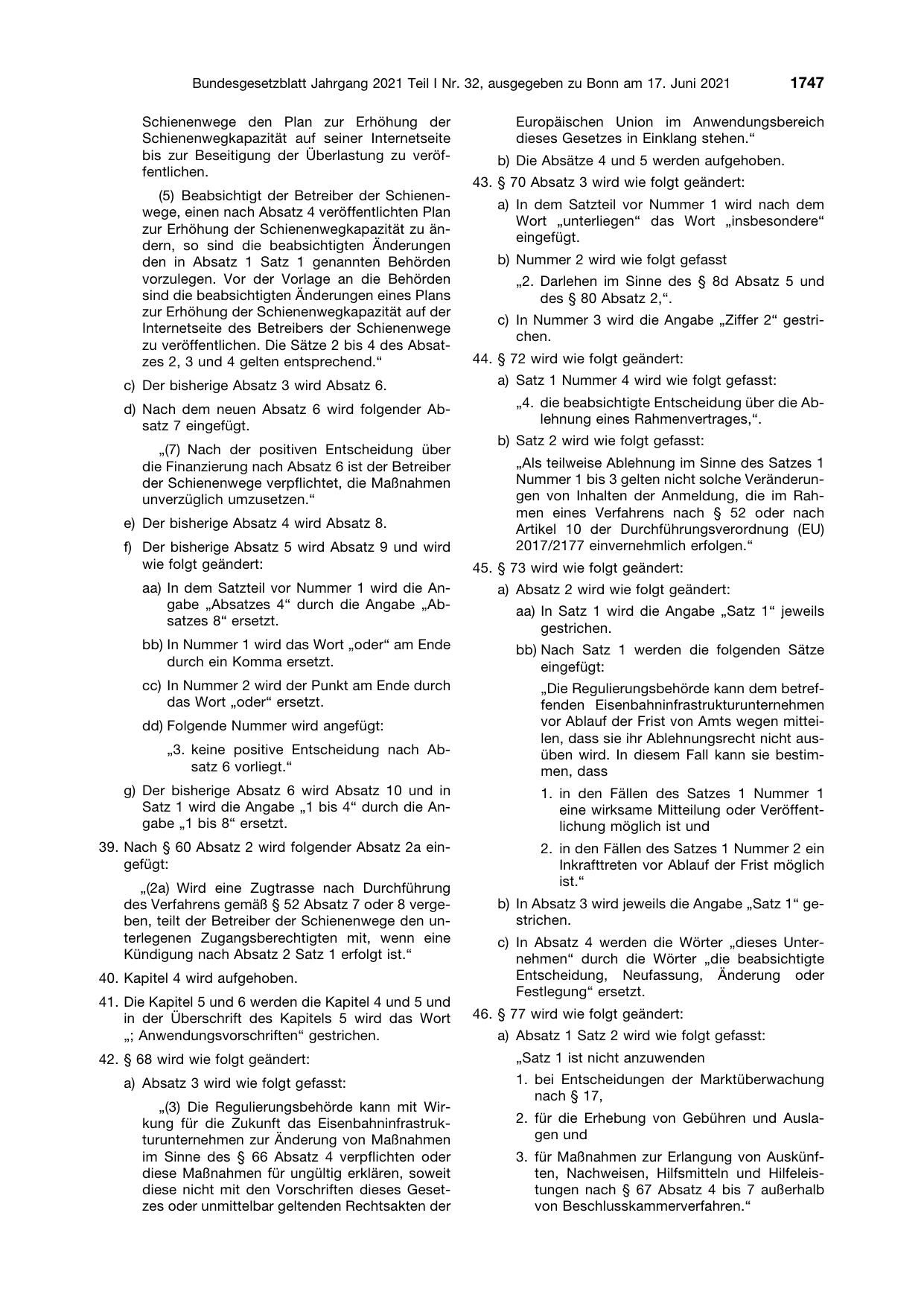 BGBl. 2021, Seite 1747 — Originalseite als Abbildung