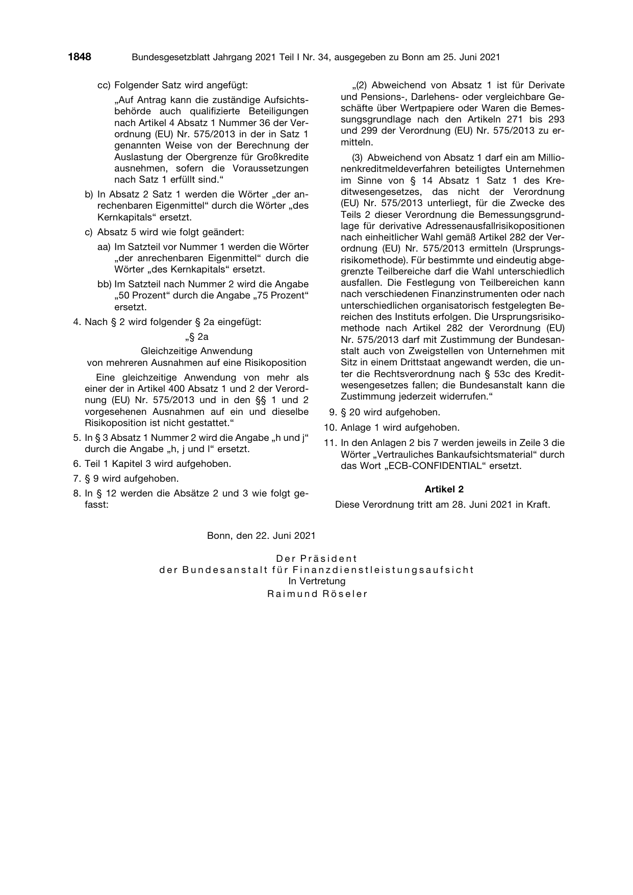BGBl. 2021, Seite 1848 — Originalseite als Abbildung