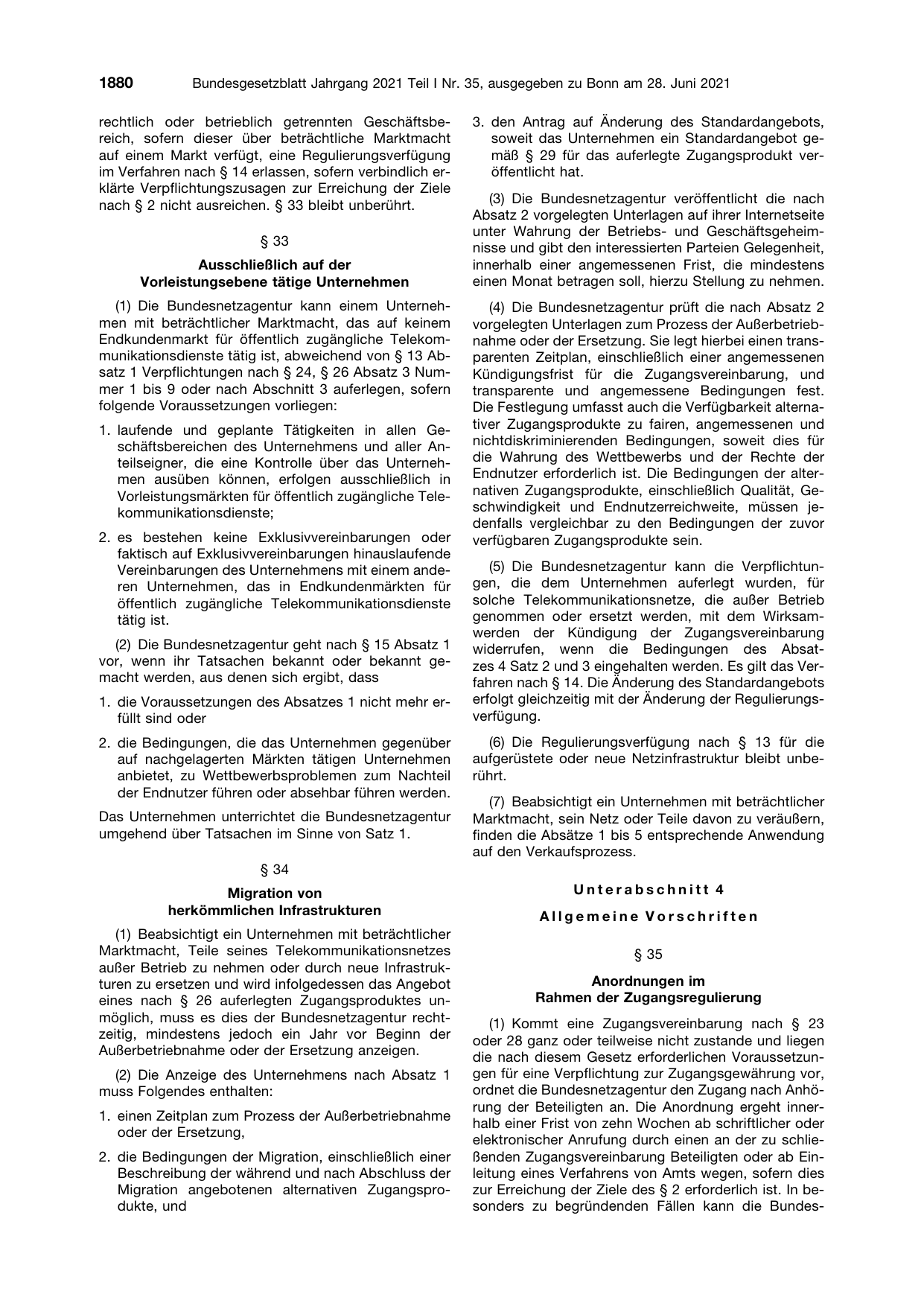 BGBl. 2021, Seite 1880 — Originalseite als Abbildung