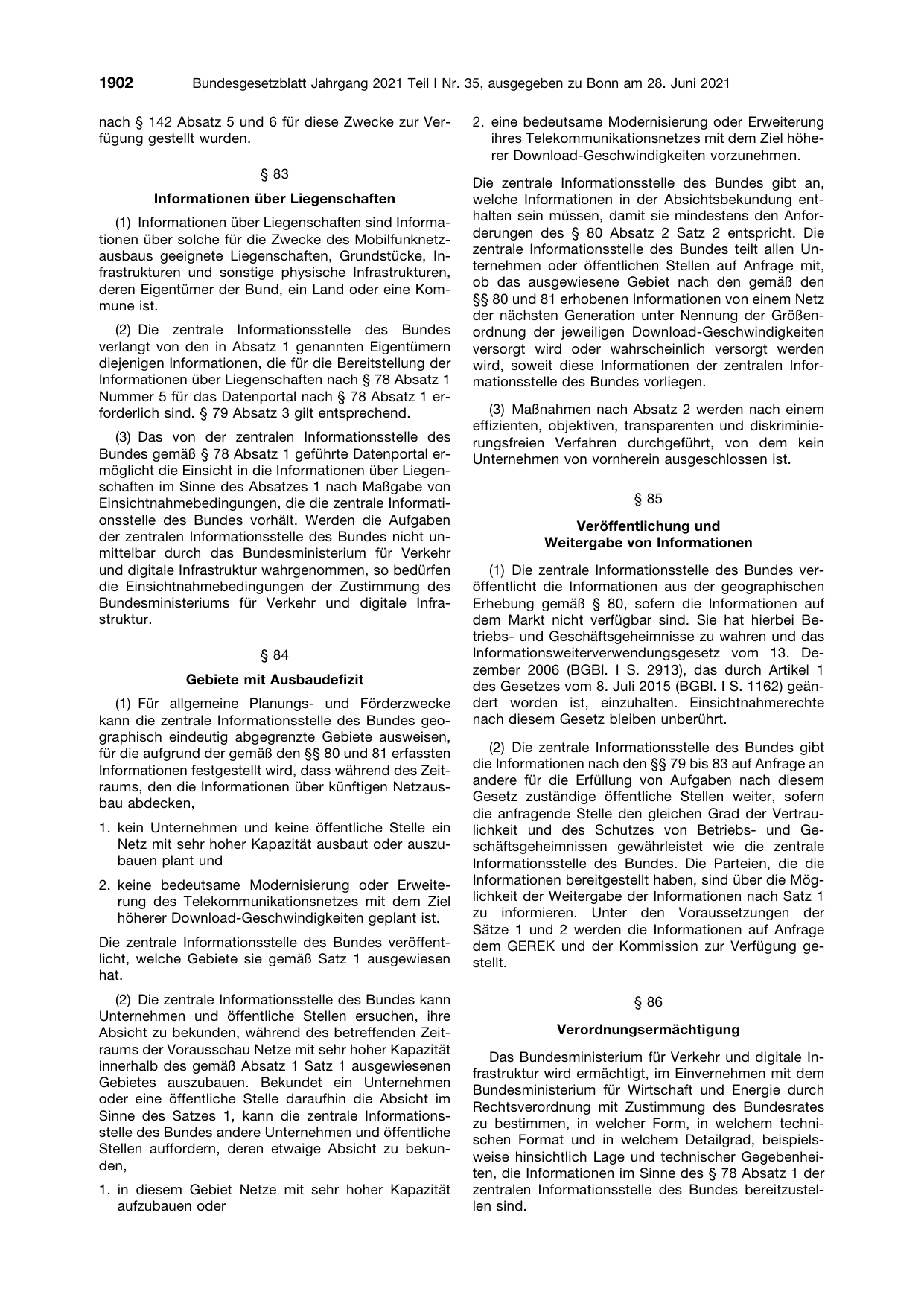 BGBl. 2021, Seite 1902 — Originalseite als Abbildung