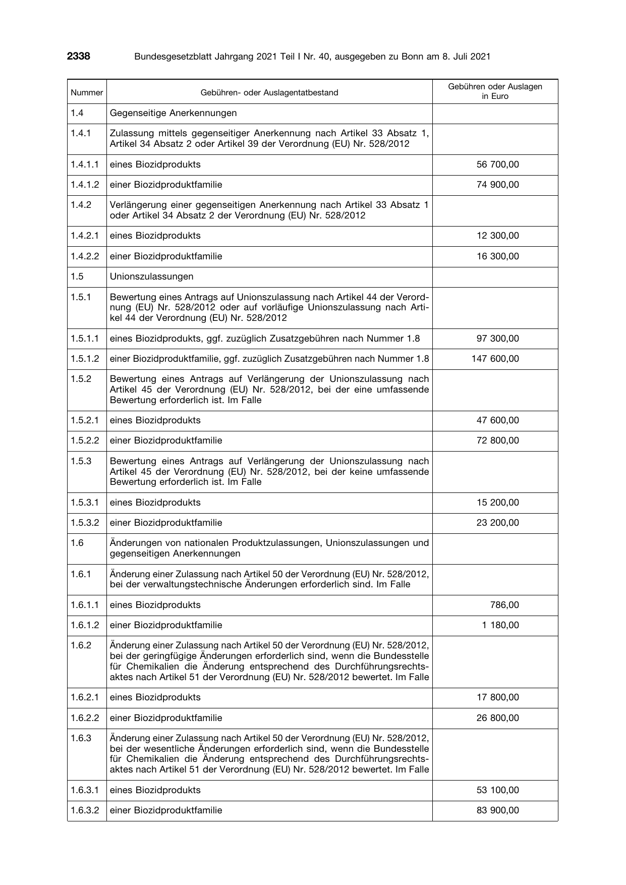 BGBl. 2021, Seite 2338 — Originalseite als Abbildung