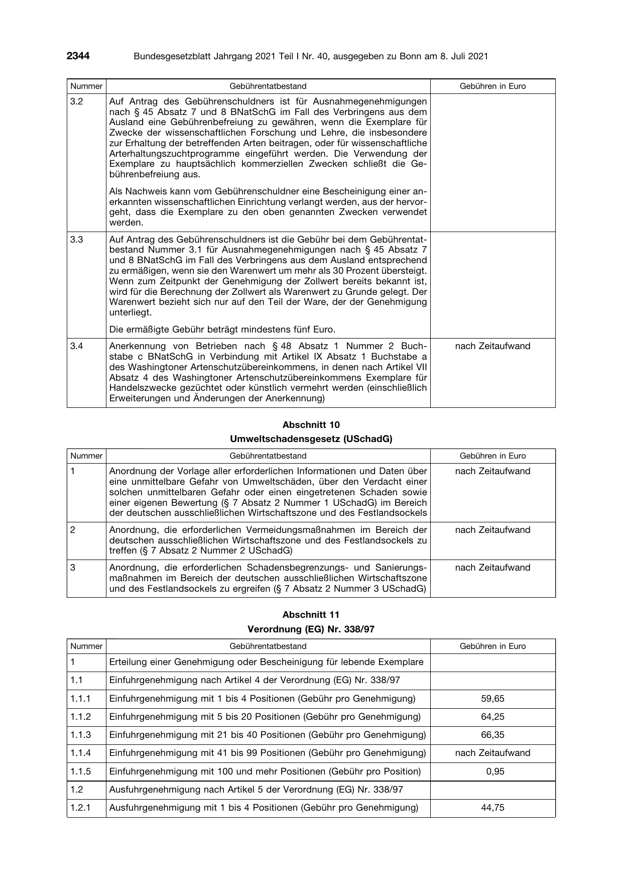 BGBl. 2021, Seite 2344 — Originalseite als Abbildung