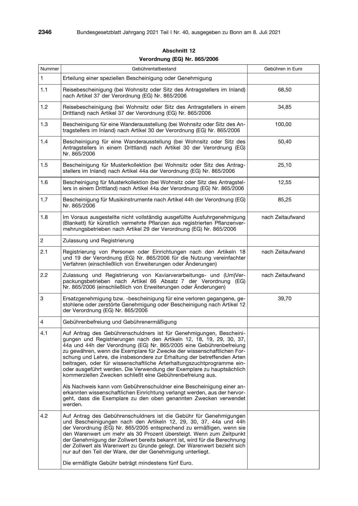BGBl. 2021, Seite 2346 — Originalseite als Abbildung