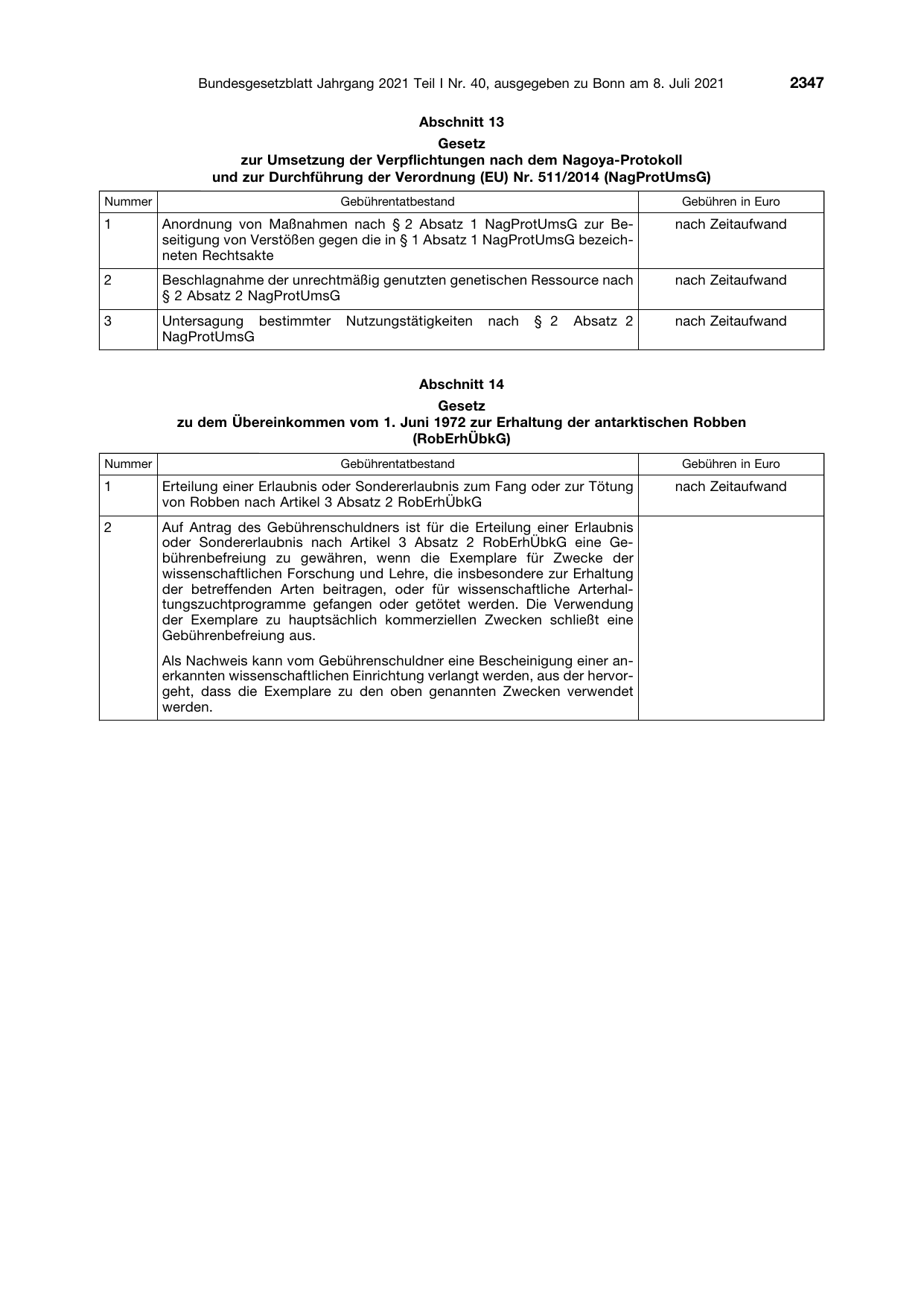 BGBl. 2021, Seite 2347 — Originalseite als Abbildung
