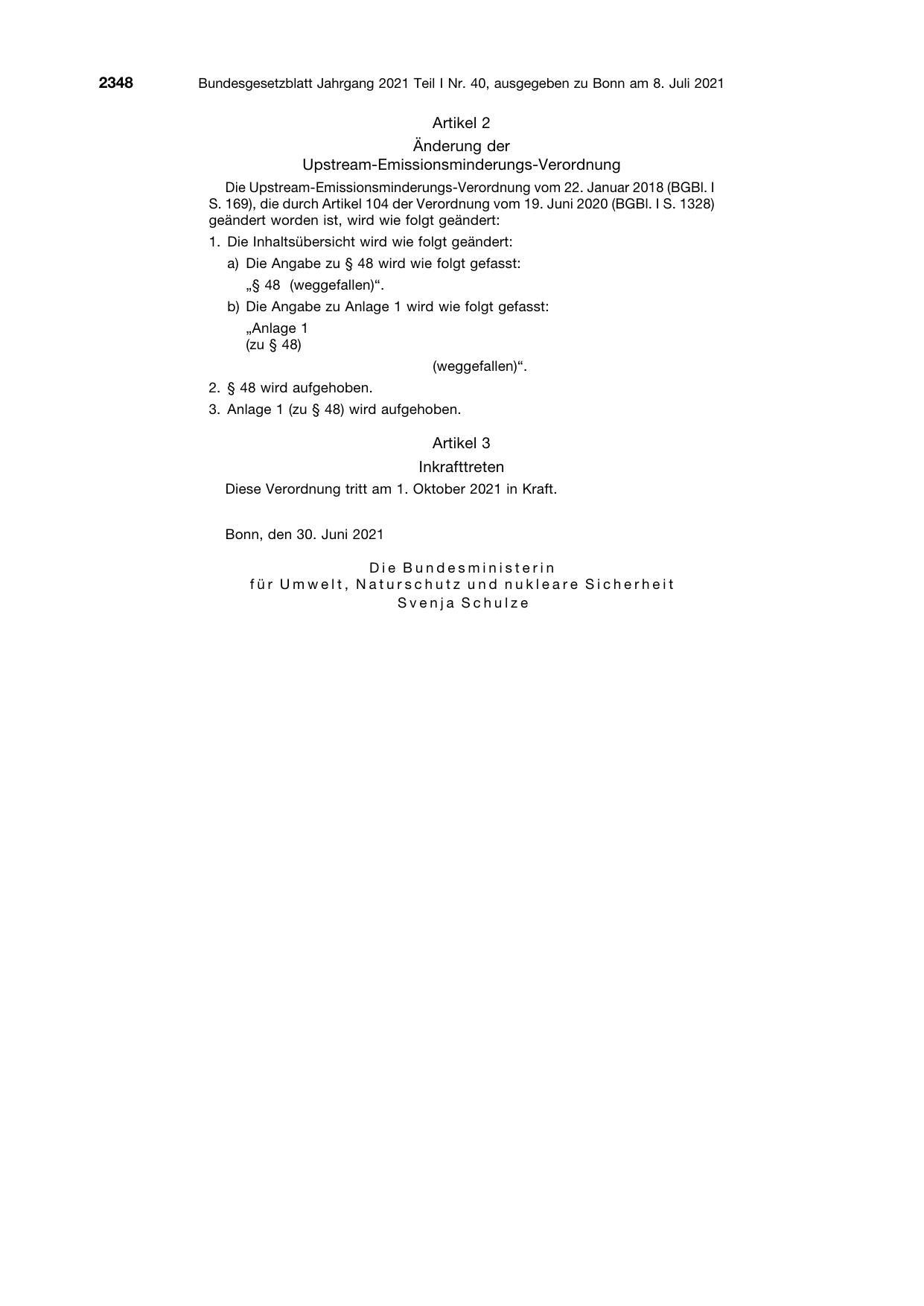 BGBl. 2021, Seite 2348 — Originalseite als Abbildung