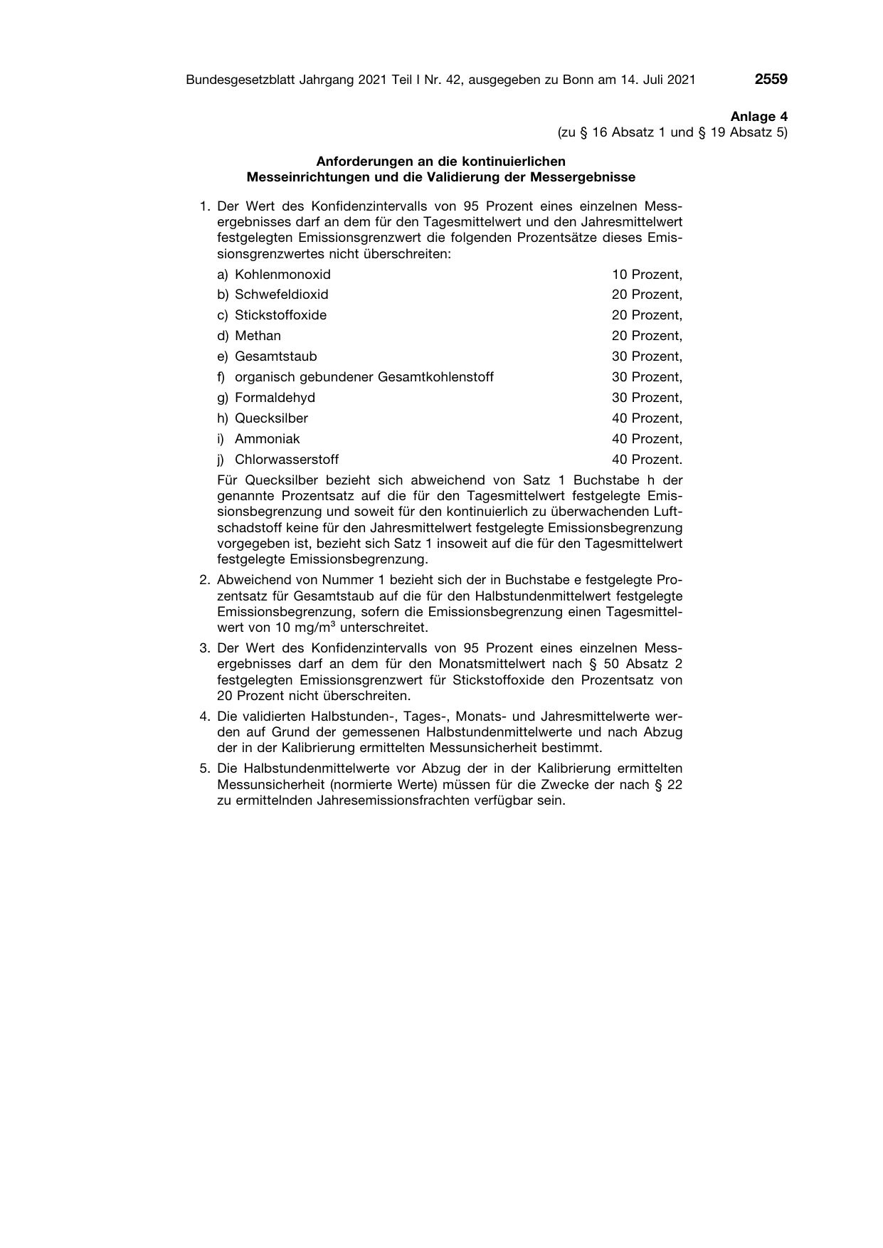BGBl. 2021, Seite 2559 — Originalseite als Abbildung