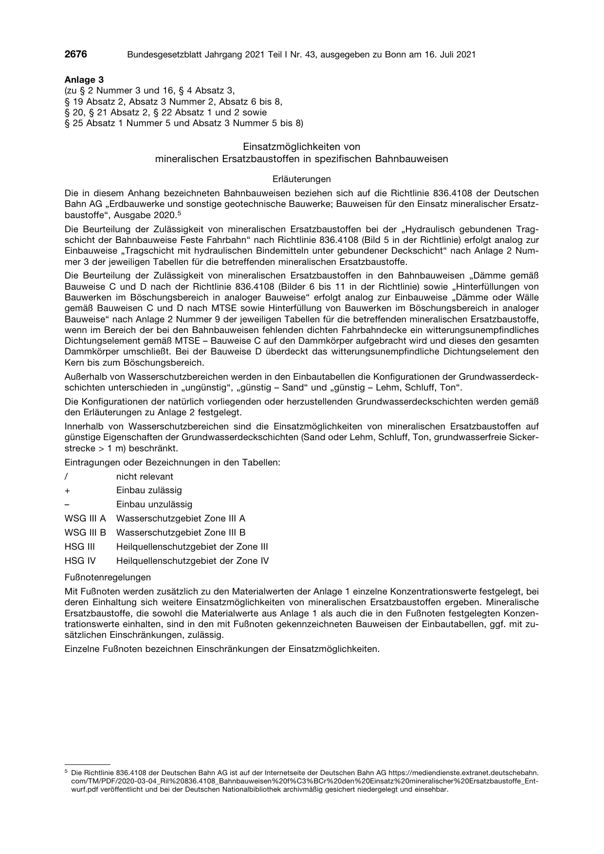 BGBl. 2021, Seite 2676 — Originalseite als Abbildung