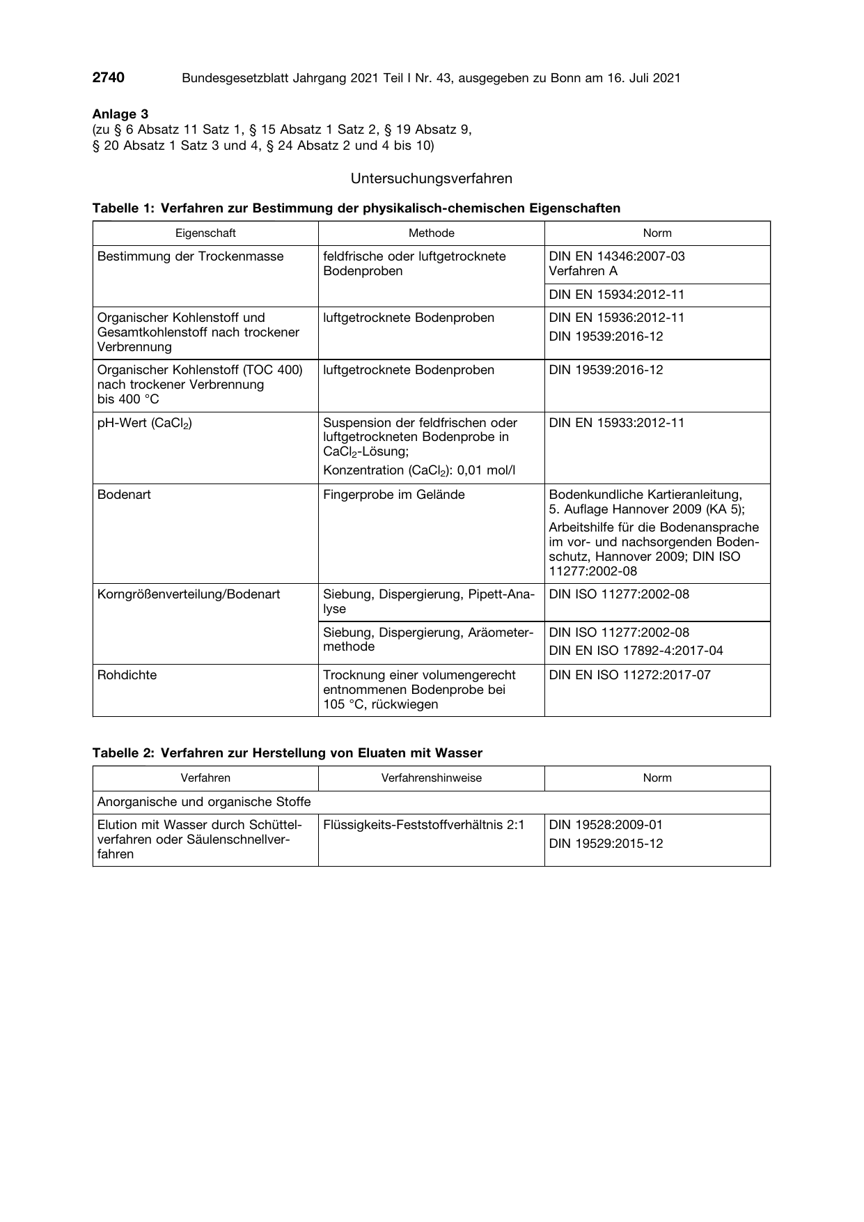 BGBl. 2021, Seite 2740 — Originalseite als Abbildung