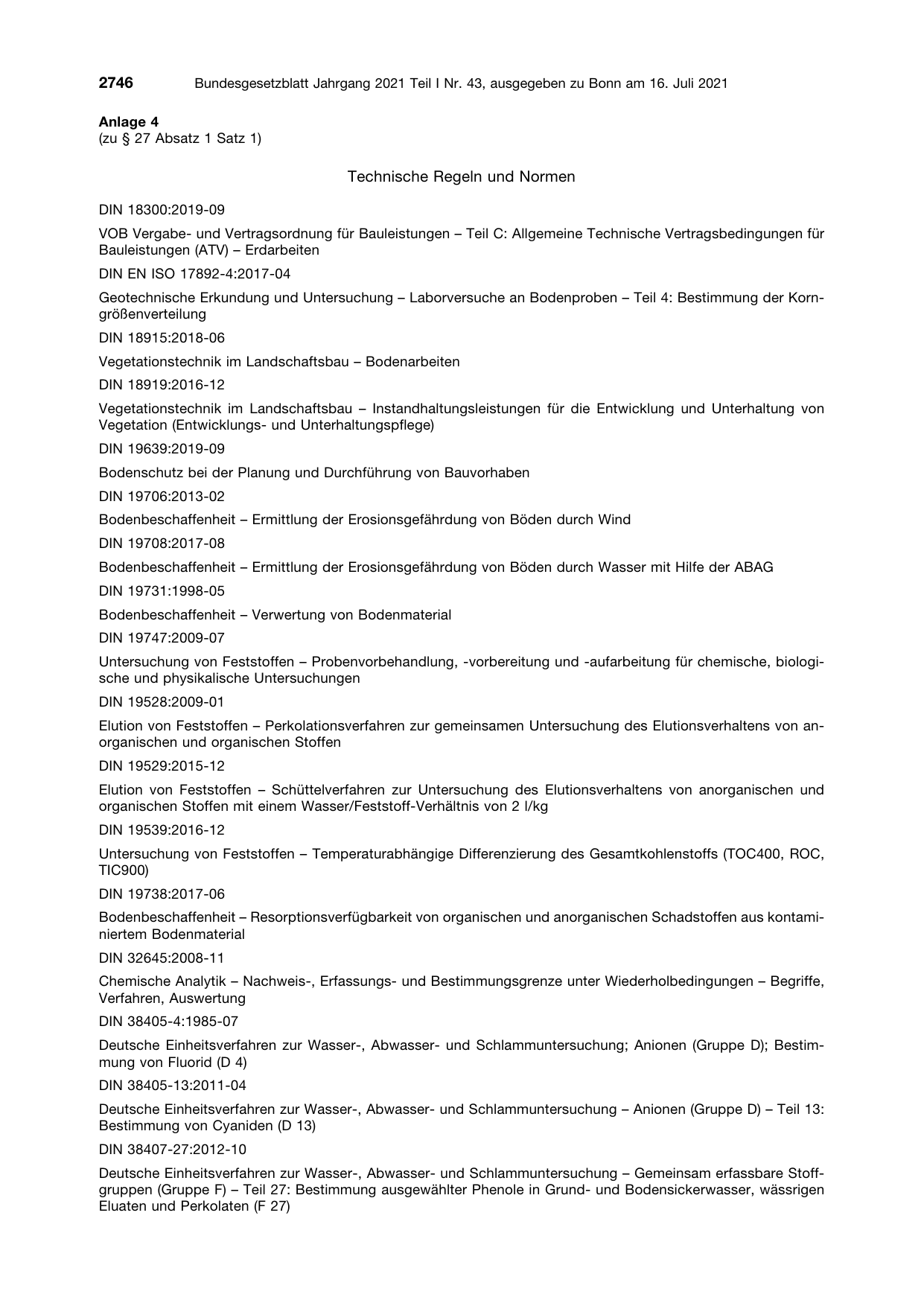 BGBl. 2021, Seite 2746 — Originalseite als Abbildung