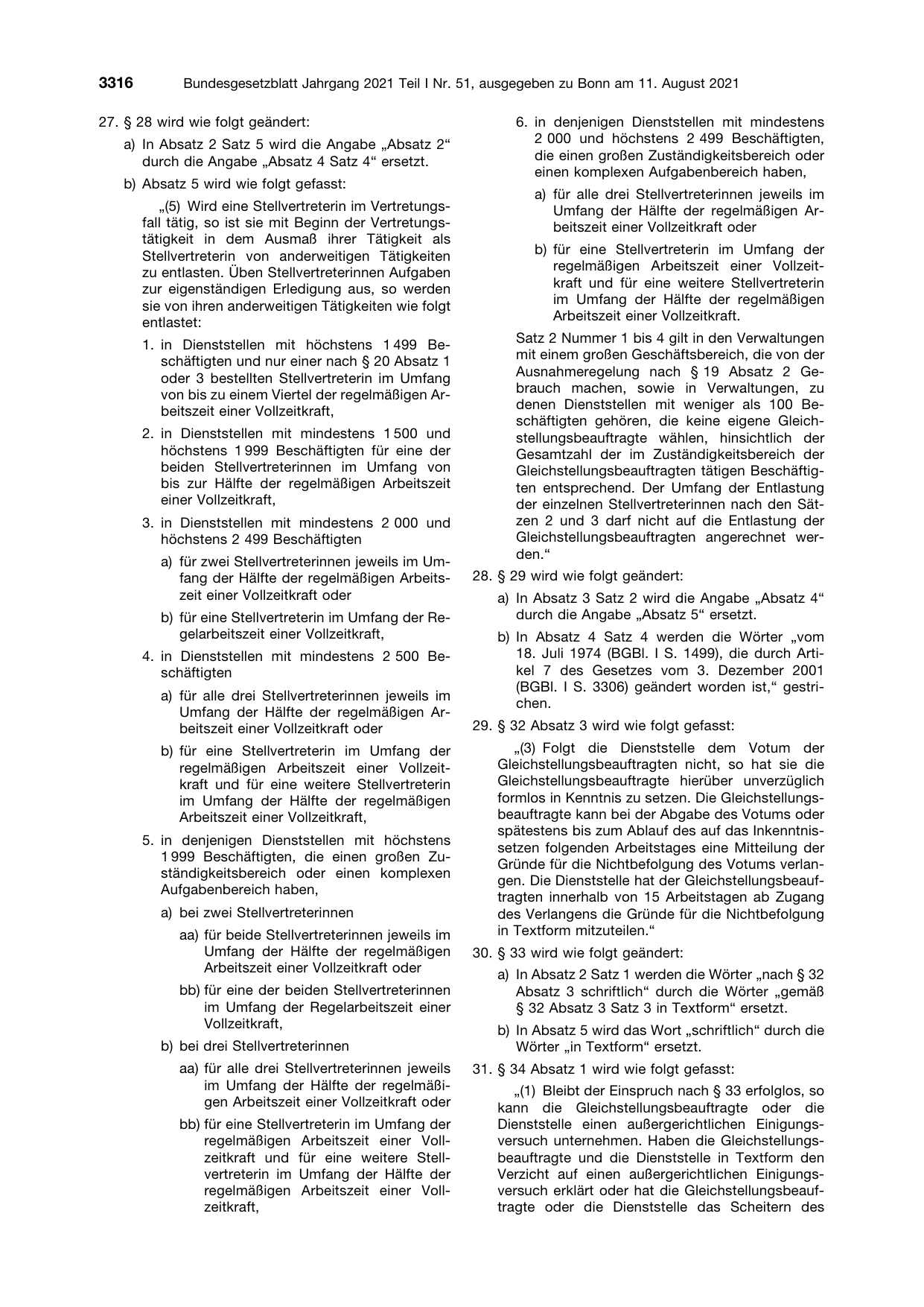 BGBl. 2021, Seite 3316 — Originalseite als Abbildung
