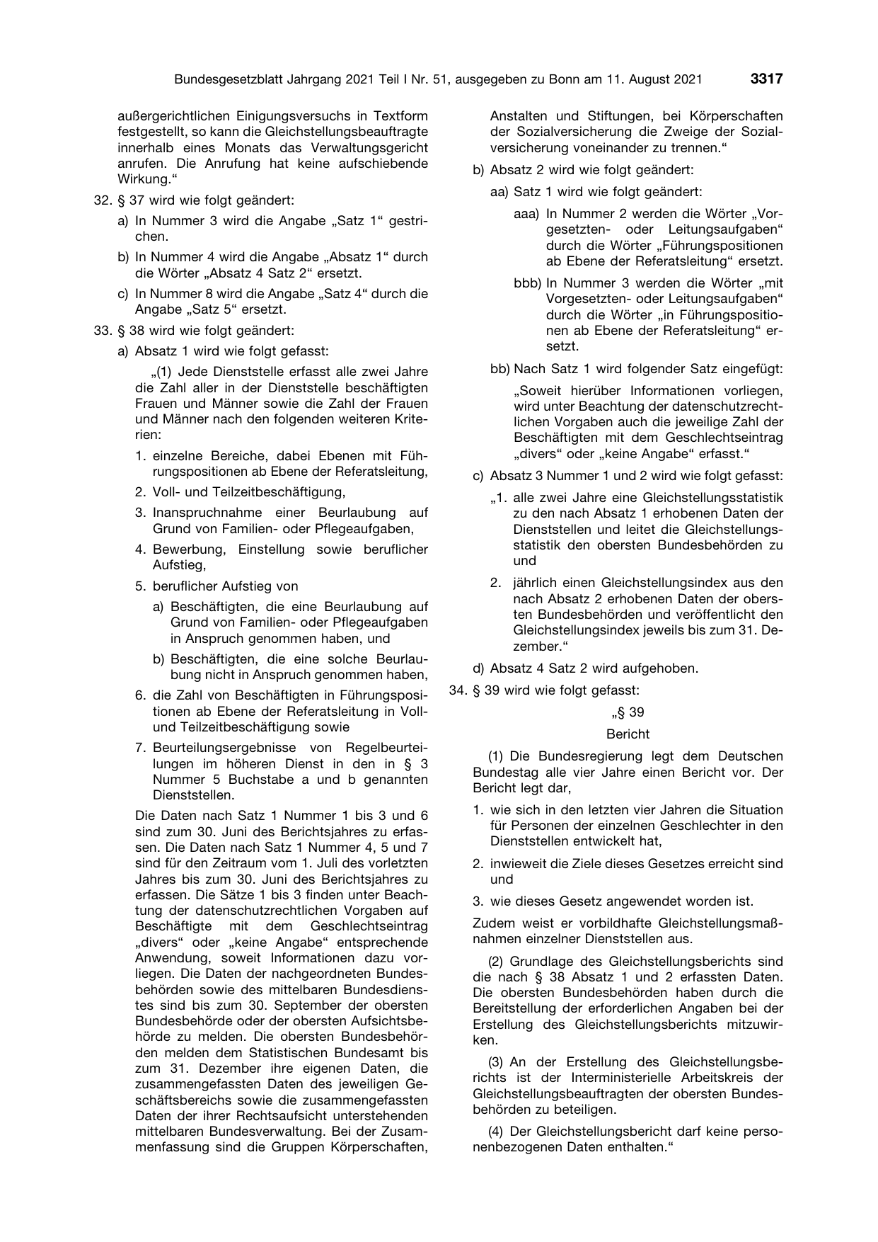 BGBl. 2021, Seite 3317 — Originalseite als Abbildung