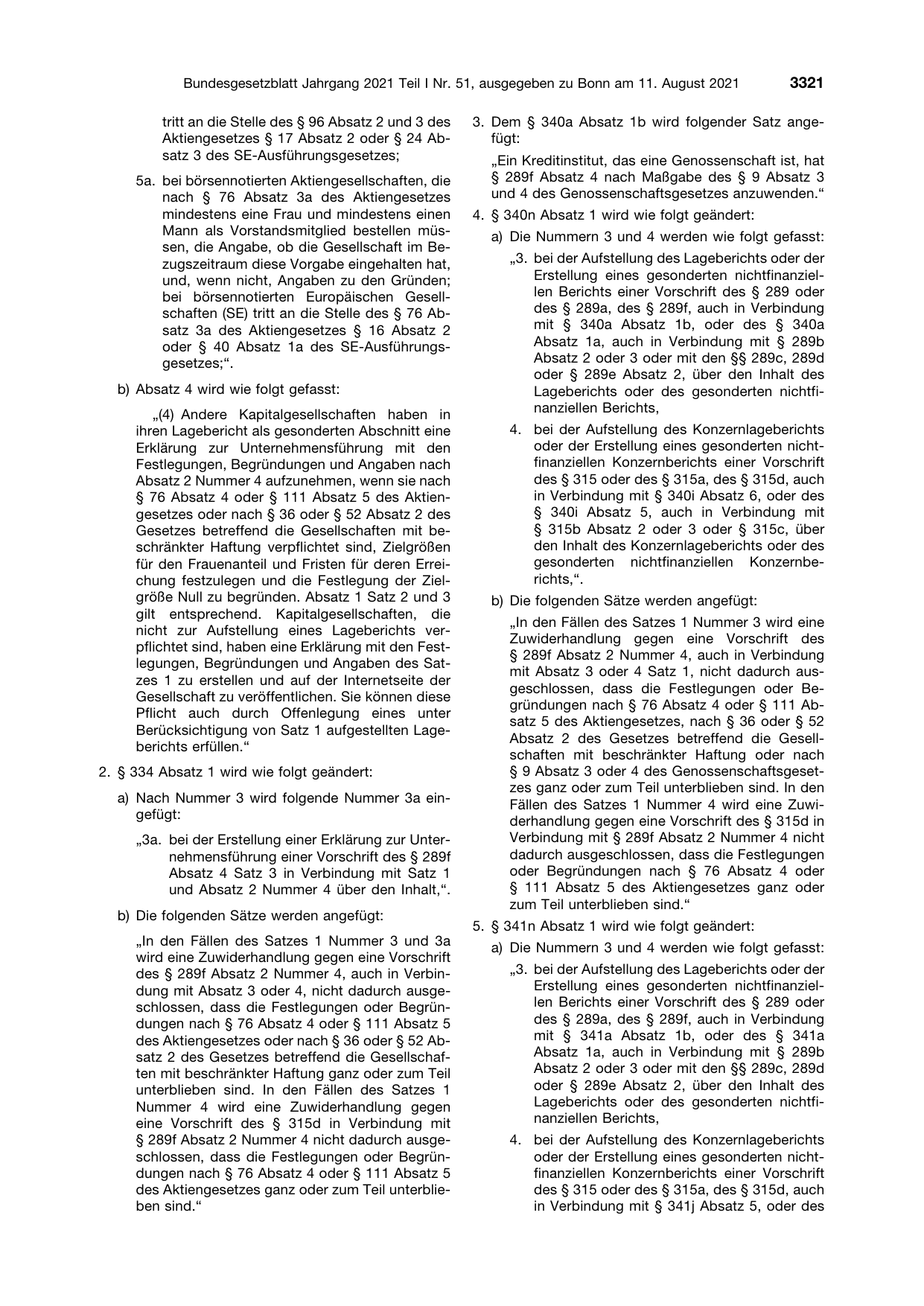 BGBl. 2021, Seite 3321 — Originalseite als Abbildung