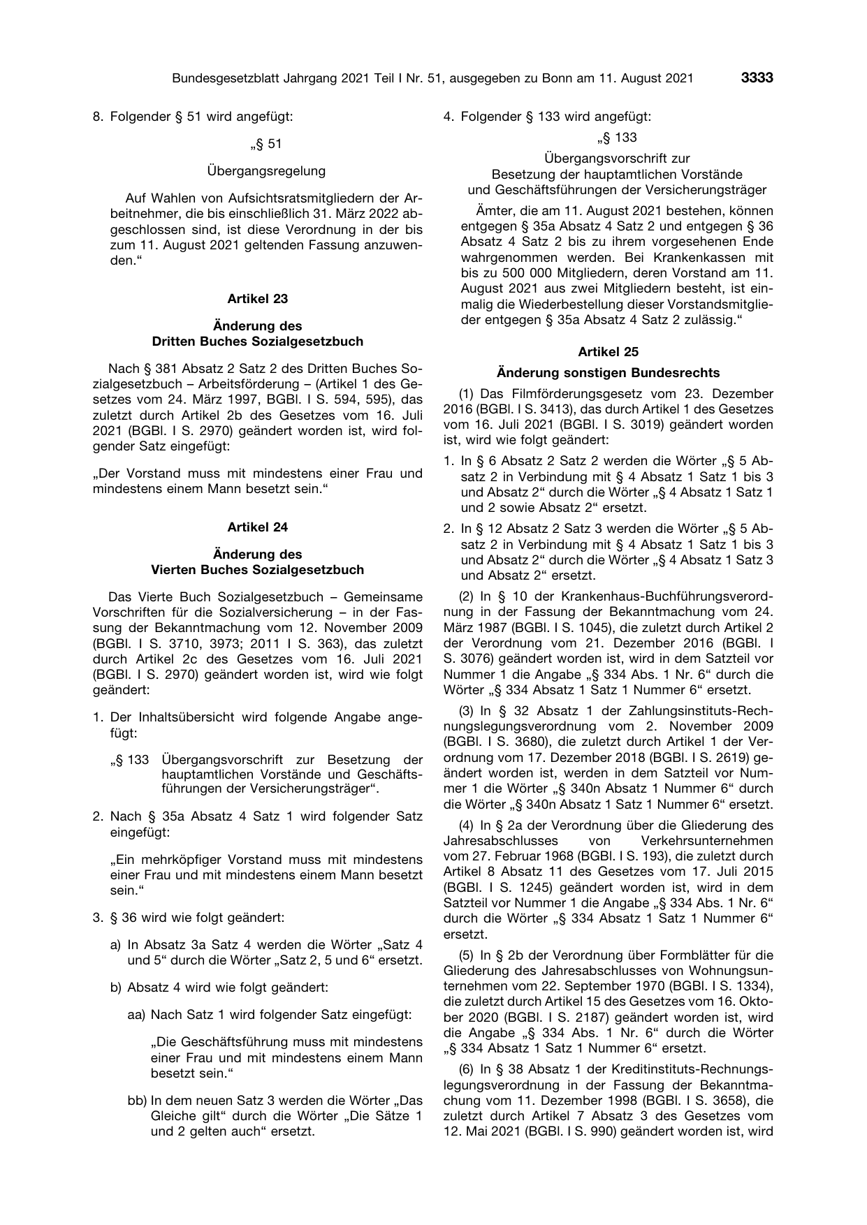 BGBl. 2021, Seite 3333 — Originalseite als Abbildung