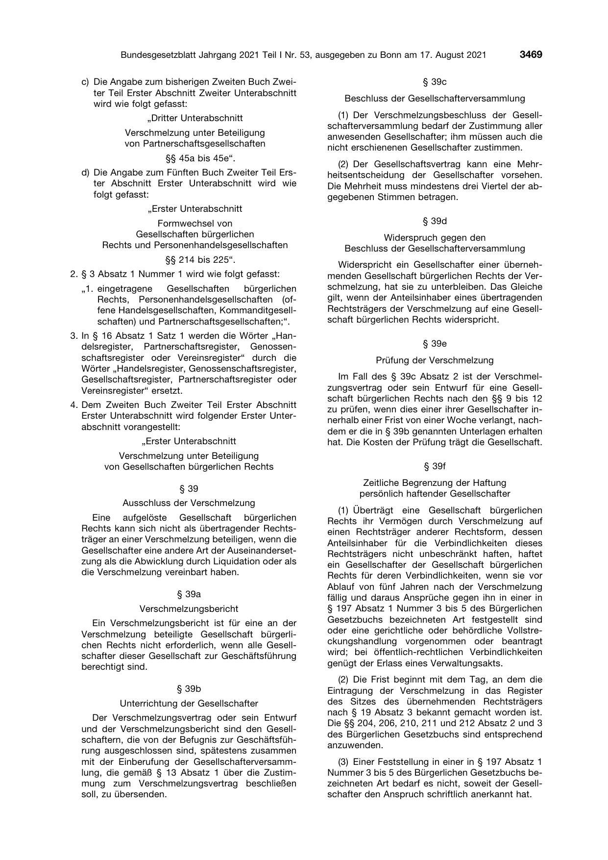 BGBl. 2021, Seite 3469 — Originalseite als Abbildung