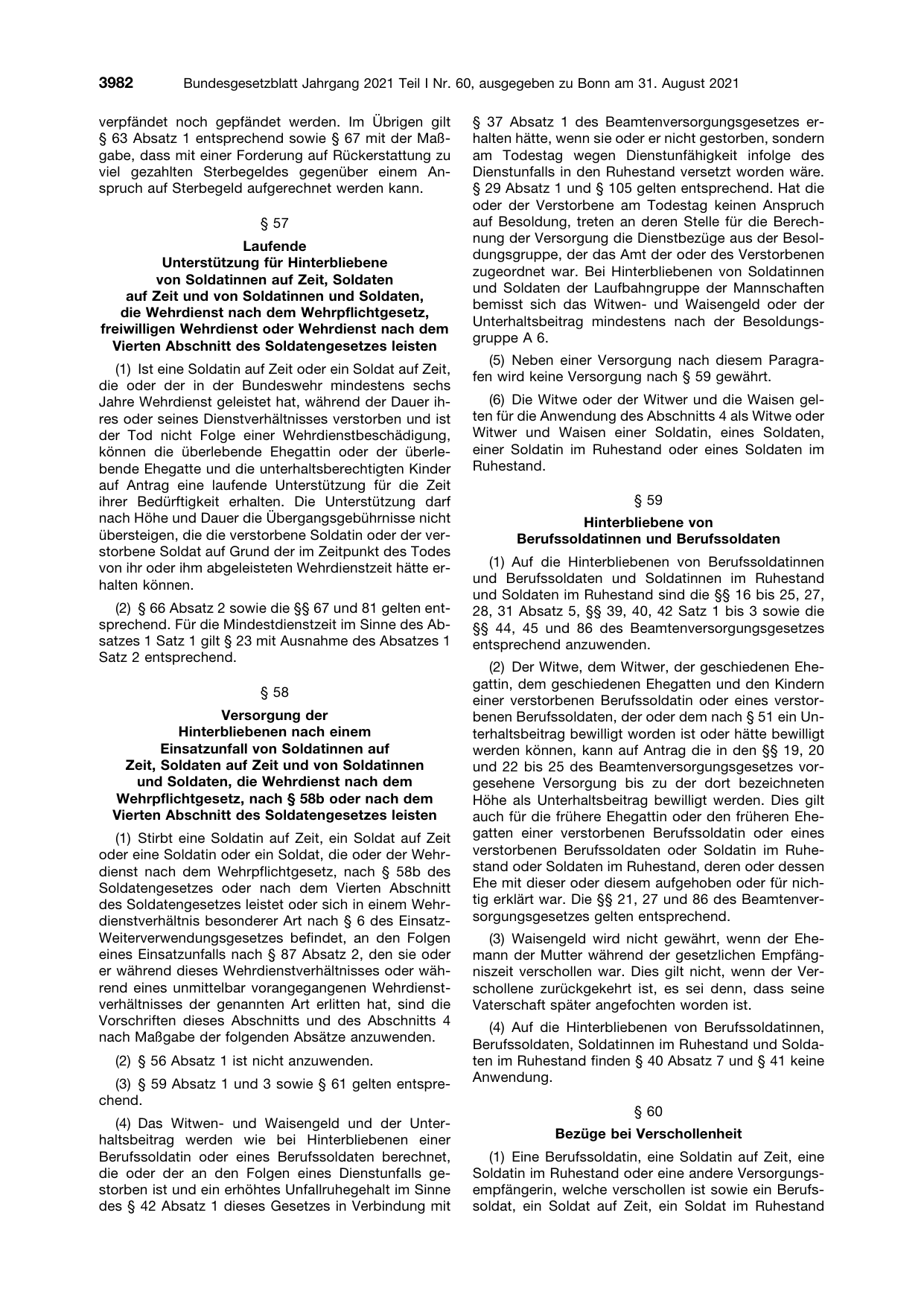 BGBl. 2021, Seite 3982 — Originalseite als Abbildung