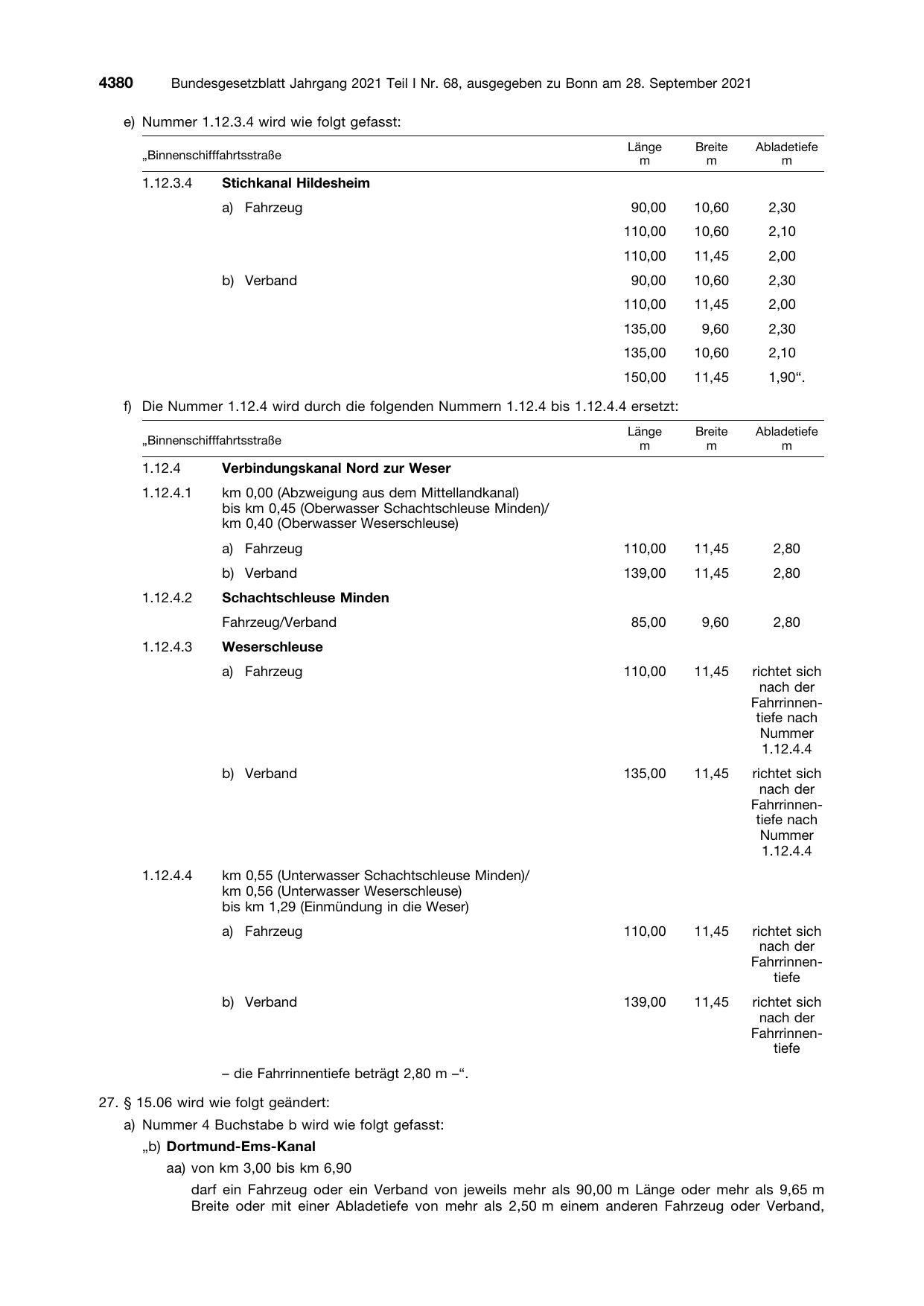 BGBl. 2021, Seite 4380 — Originalseite als Abbildung
