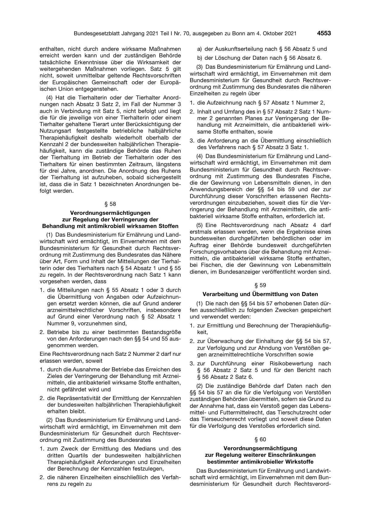 BGBl. 2021, Seite 4553 — Originalseite als Abbildung