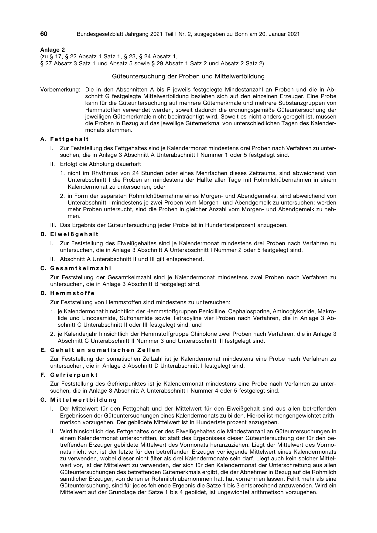 BGBl. 2021, Seite 60 — Originalseite als Abbildung