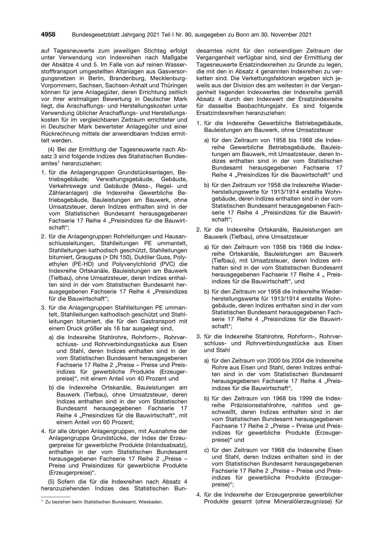 BGBl. 2021, Seite 4958 — Originalseite als Abbildung