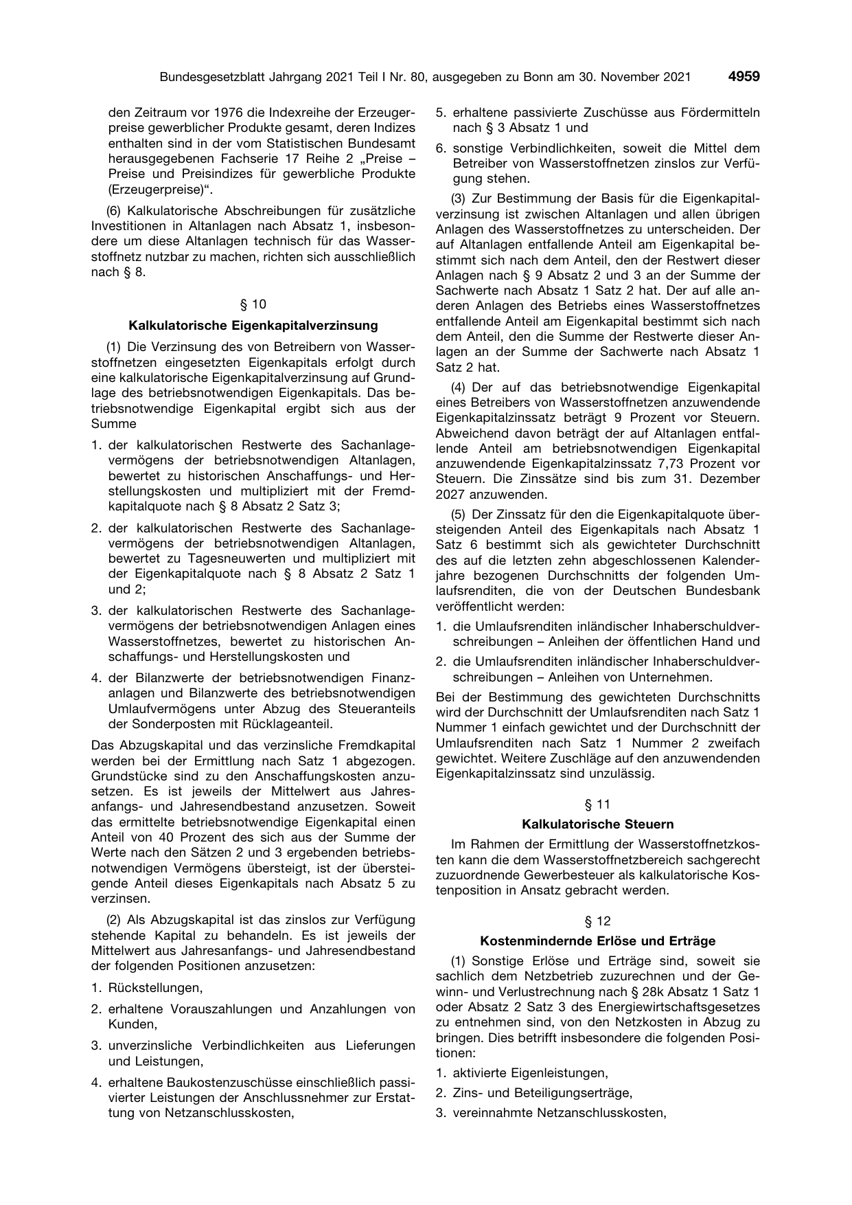 BGBl. 2021, Seite 4959 — Originalseite als Abbildung