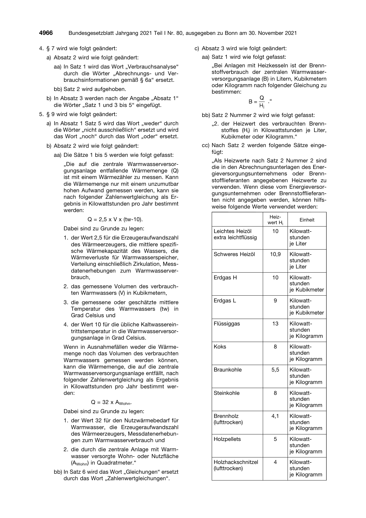 BGBl. 2021, Seite 4966 — Originalseite als Abbildung