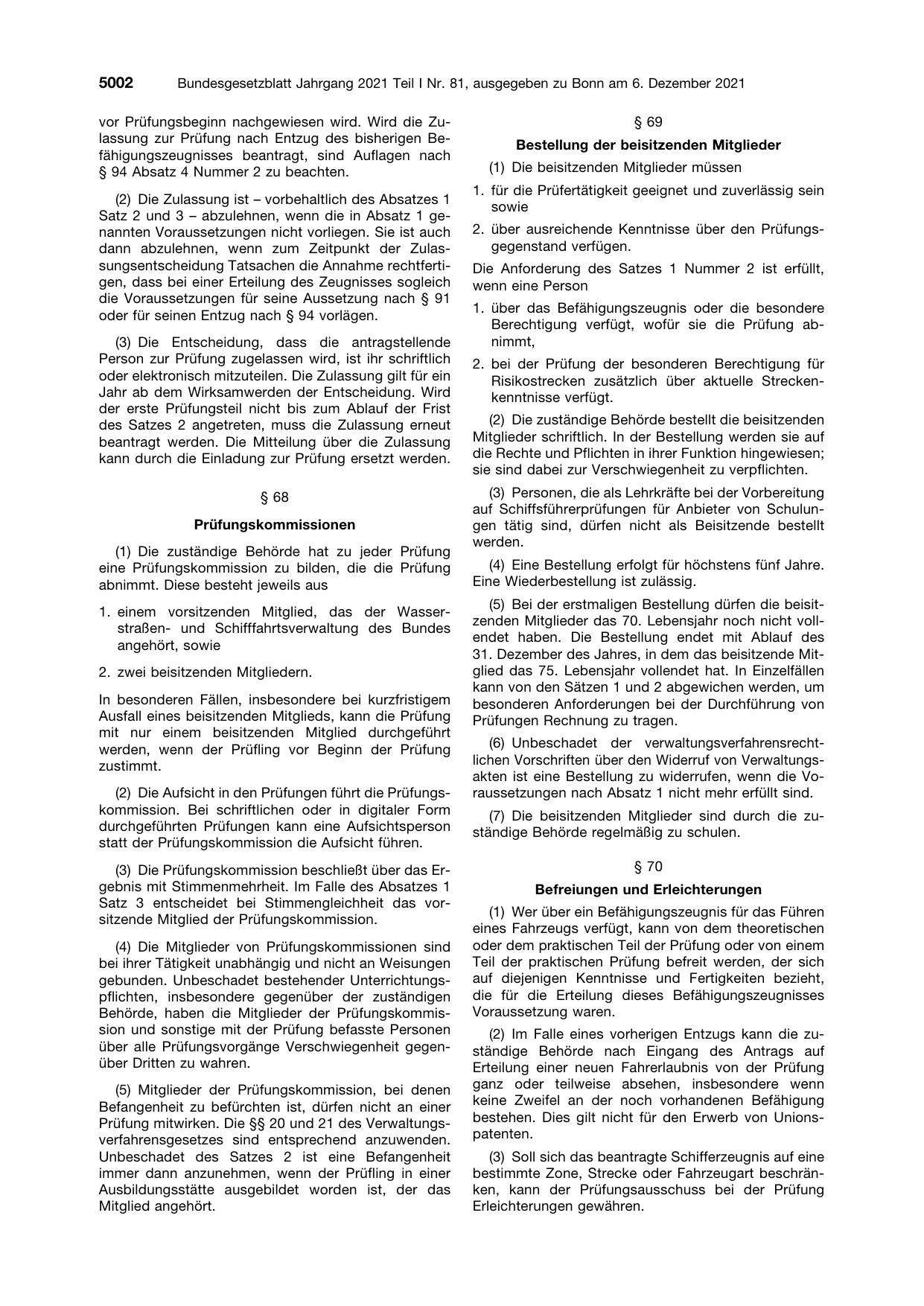 BGBl. 2021, Seite 5002 — Originalseite als Abbildung