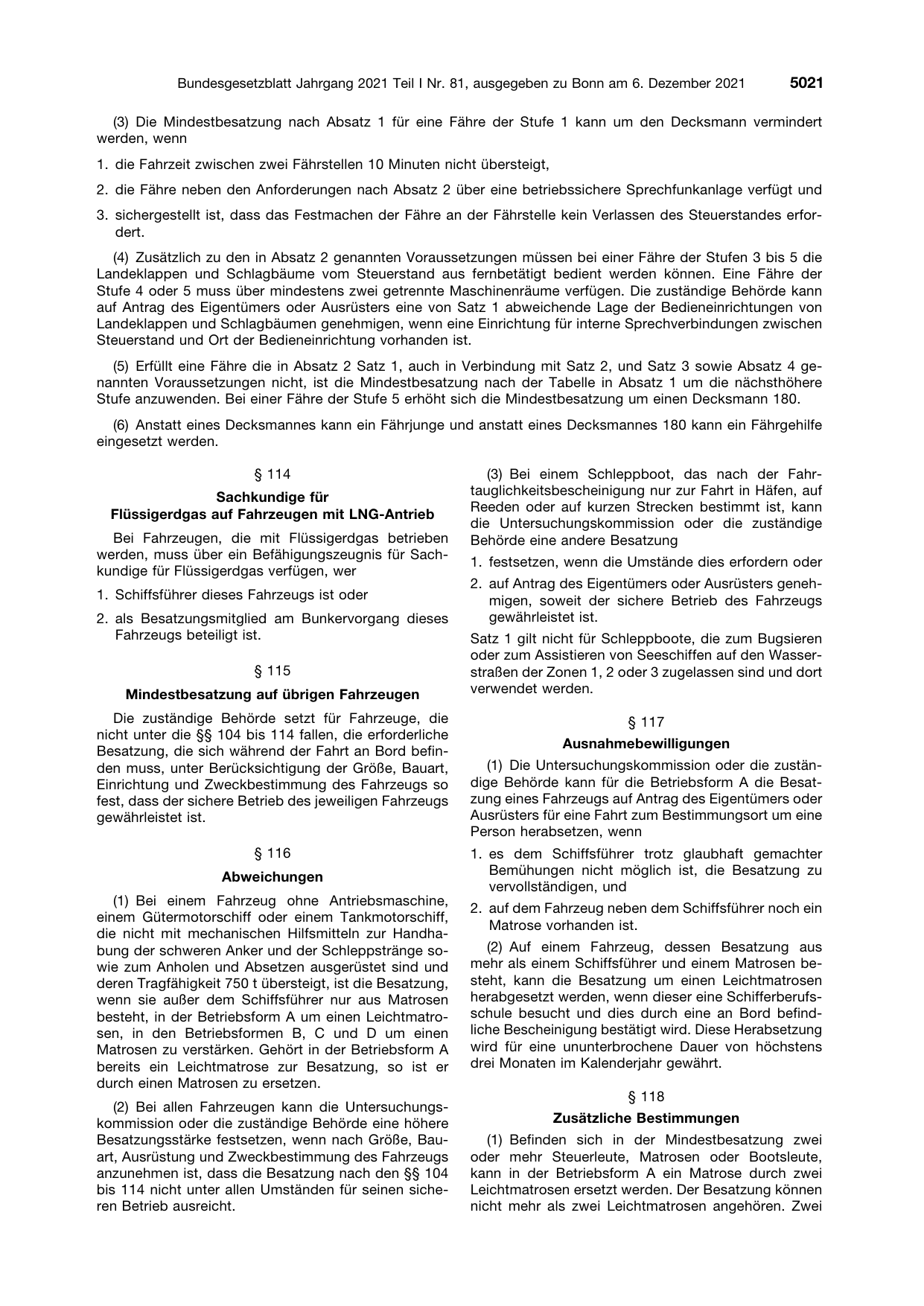 BGBl. 2021, Seite 5021 — Originalseite als Abbildung