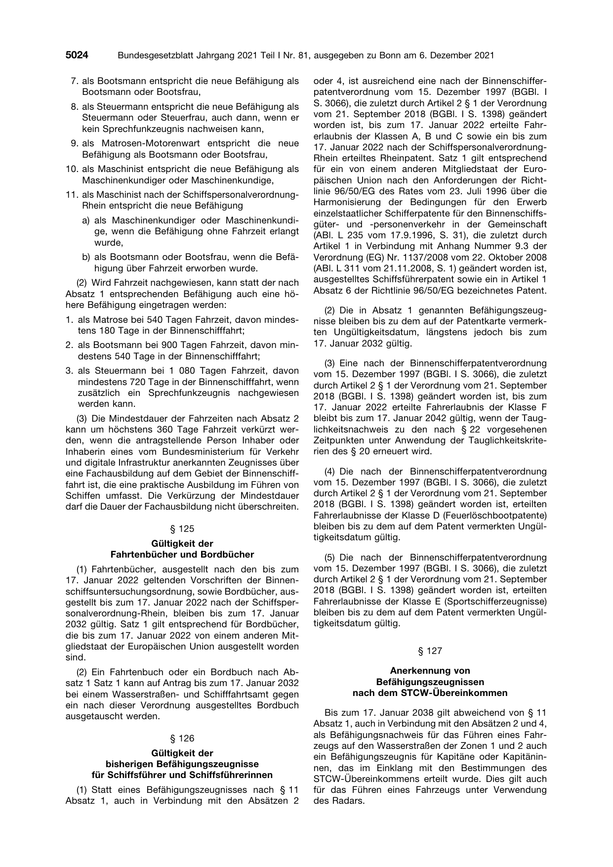 BGBl. 2021, Seite 5024 — Originalseite als Abbildung