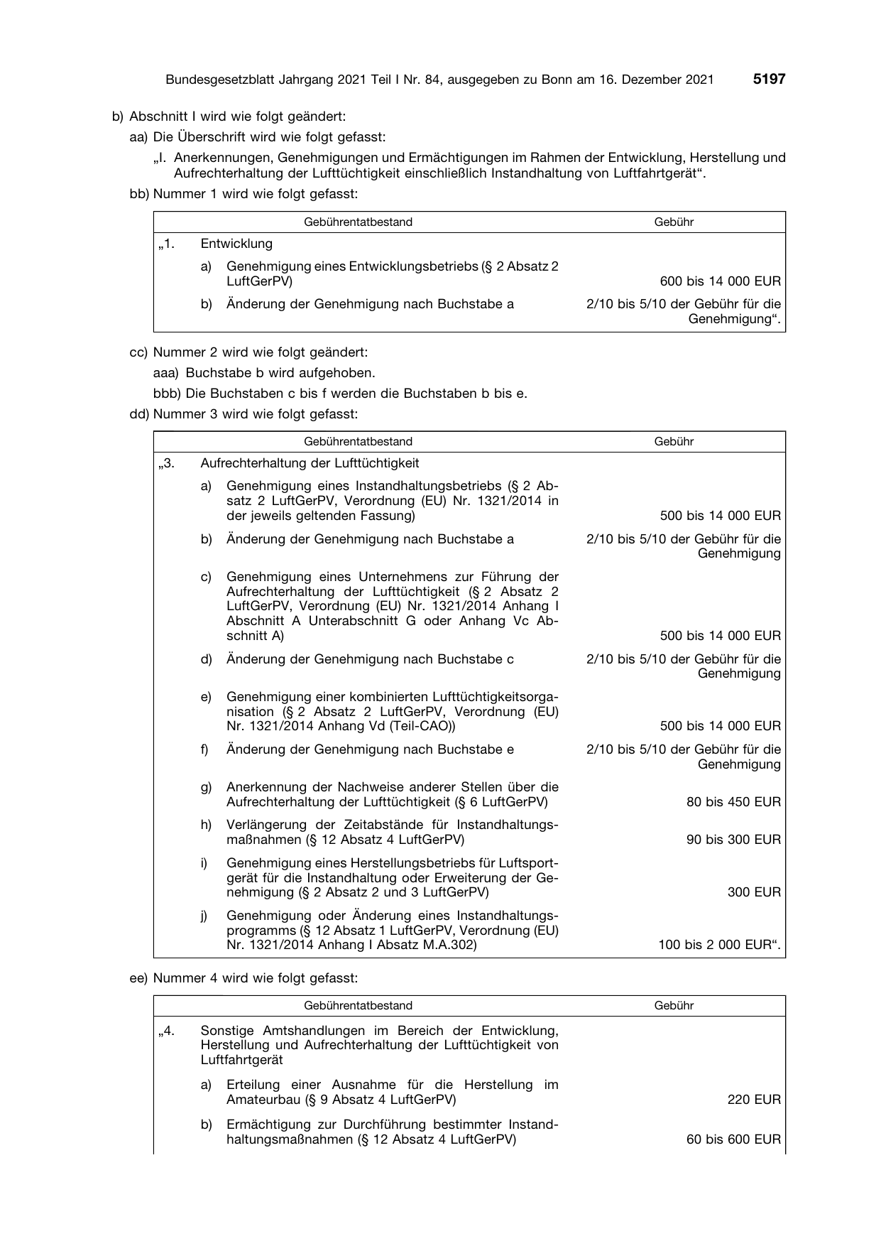 BGBl. 2021, Seite 5197 — Originalseite als Abbildung