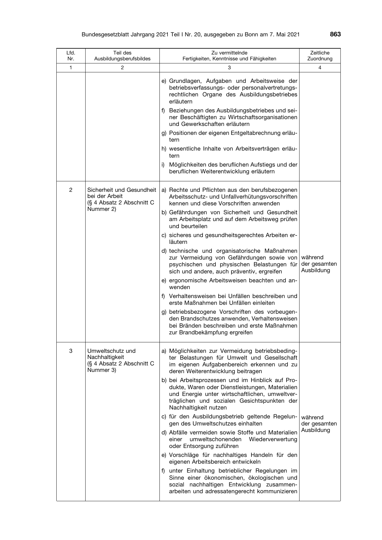 BGBl. 2021, Seite 863 — Originalseite als Abbildung