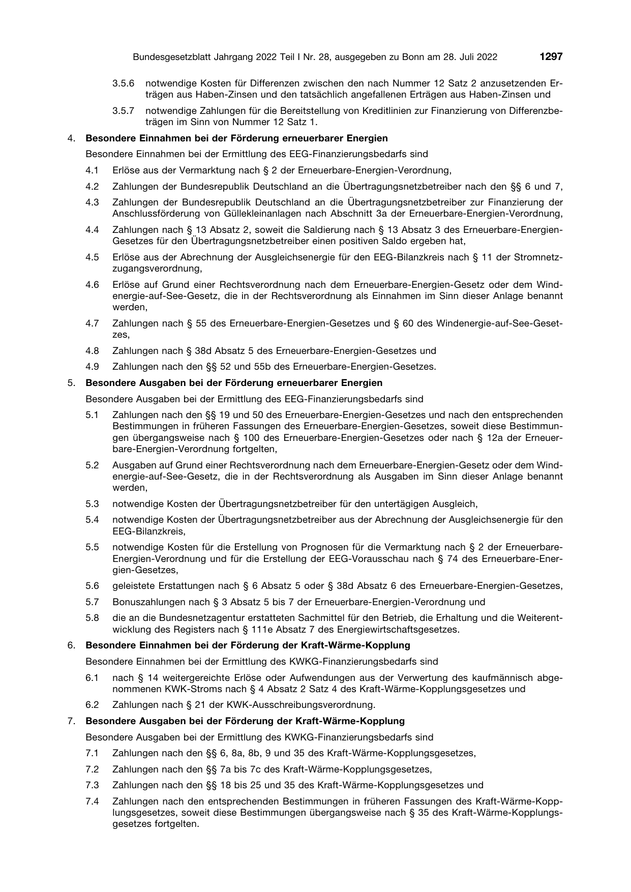 BGBl. 2022, Seite 1297 — Originalseite als Abbildung