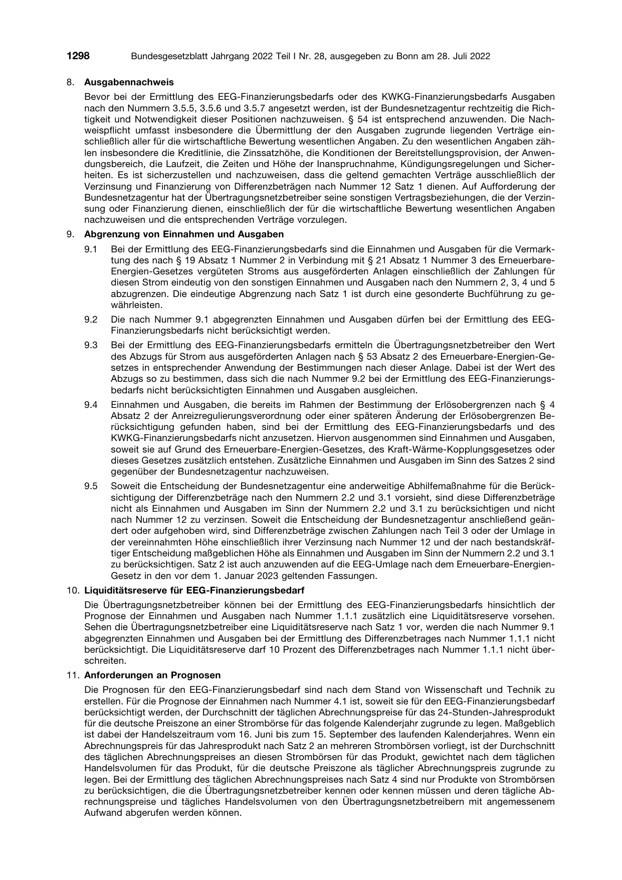 BGBl. 2022, Seite 1298 — Originalseite als Abbildung