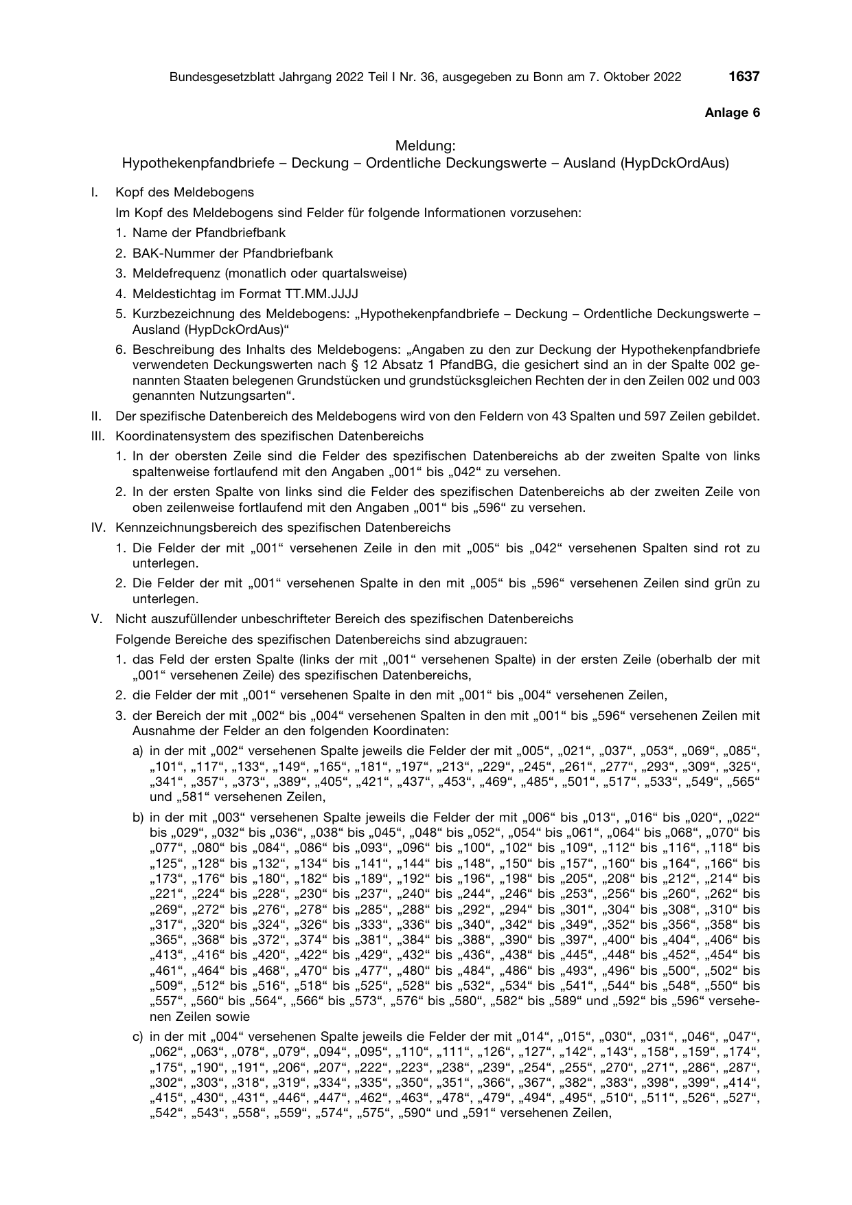 BGBl. 2022, Seite 1637 — Originalseite als Abbildung