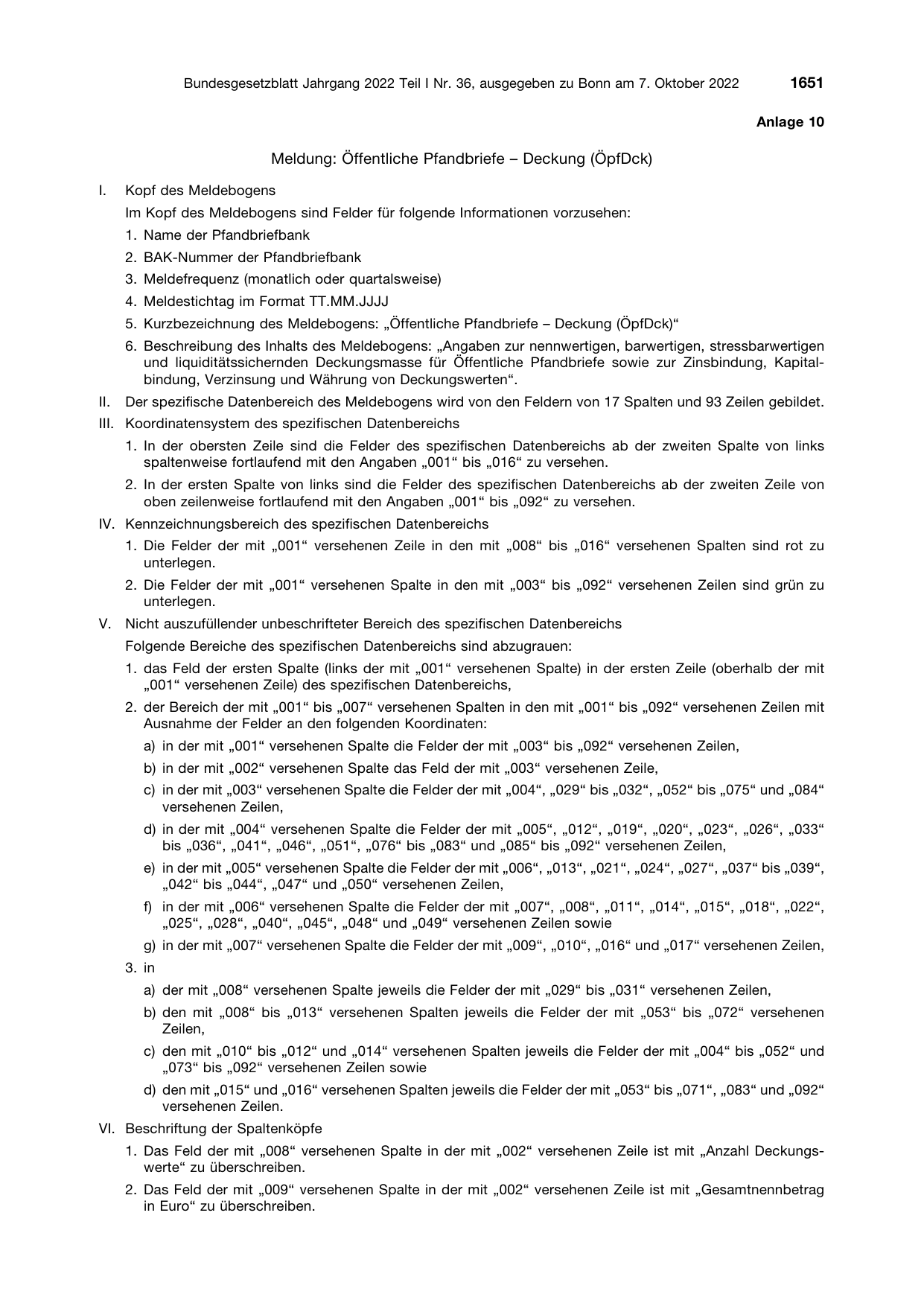 BGBl. 2022, Seite 1651 — Originalseite als Abbildung
