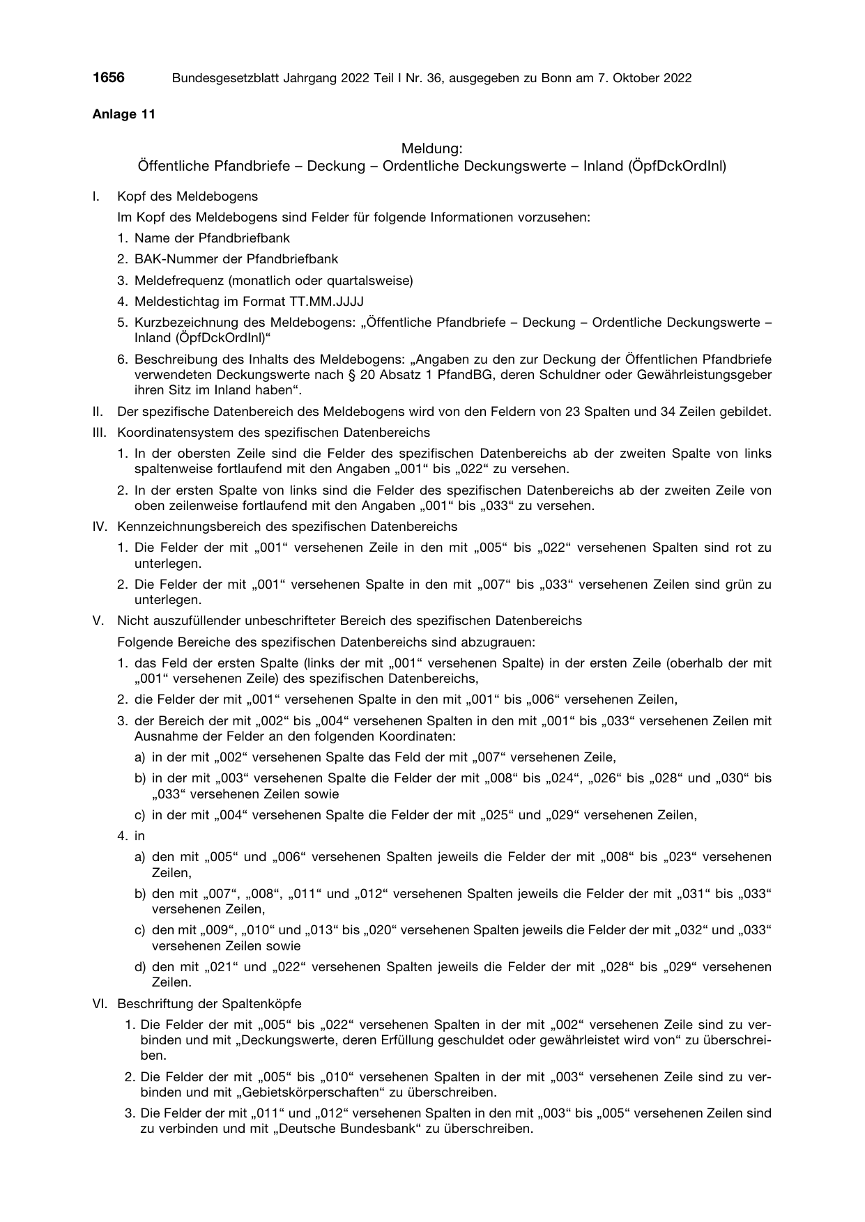 BGBl. 2022, Seite 1656 — Originalseite als Abbildung