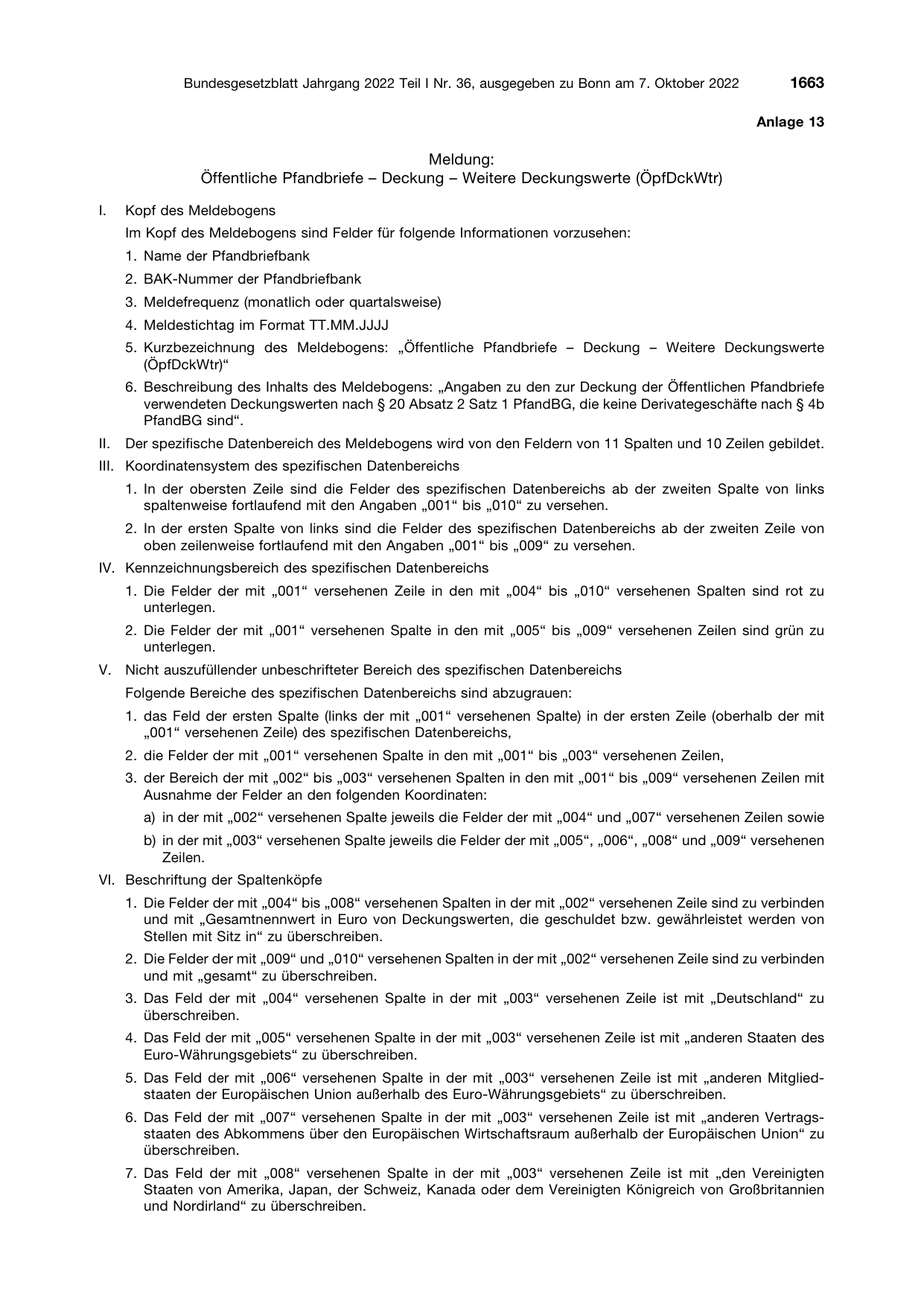 BGBl. 2022, Seite 1663 — Originalseite als Abbildung