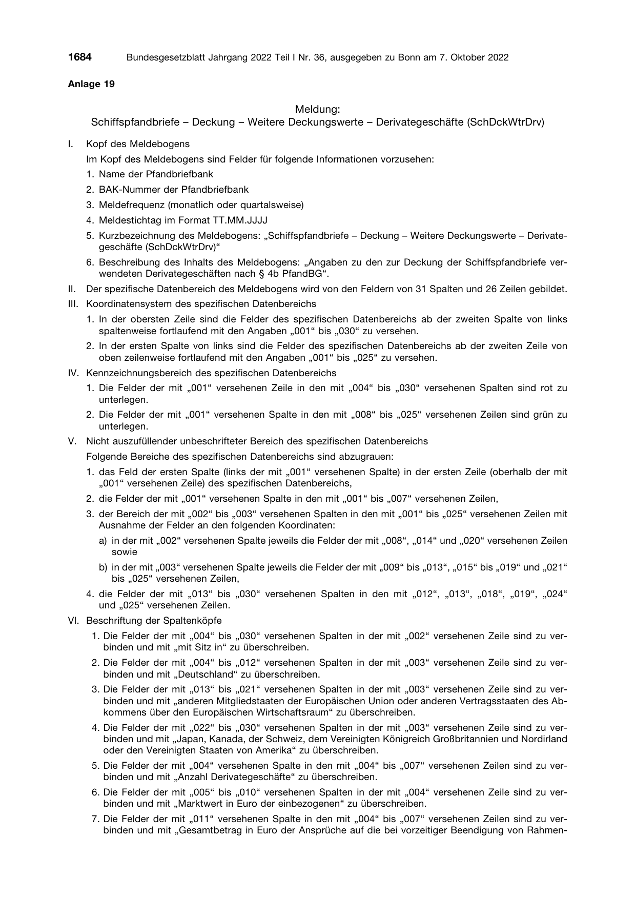 BGBl. 2022, Seite 1684 — Originalseite als Abbildung