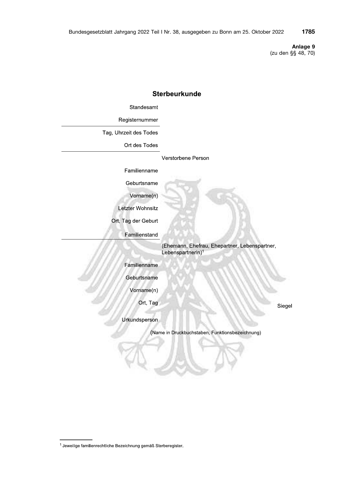 BGBl. 2022, Seite 1785 — Originalseite als Abbildung