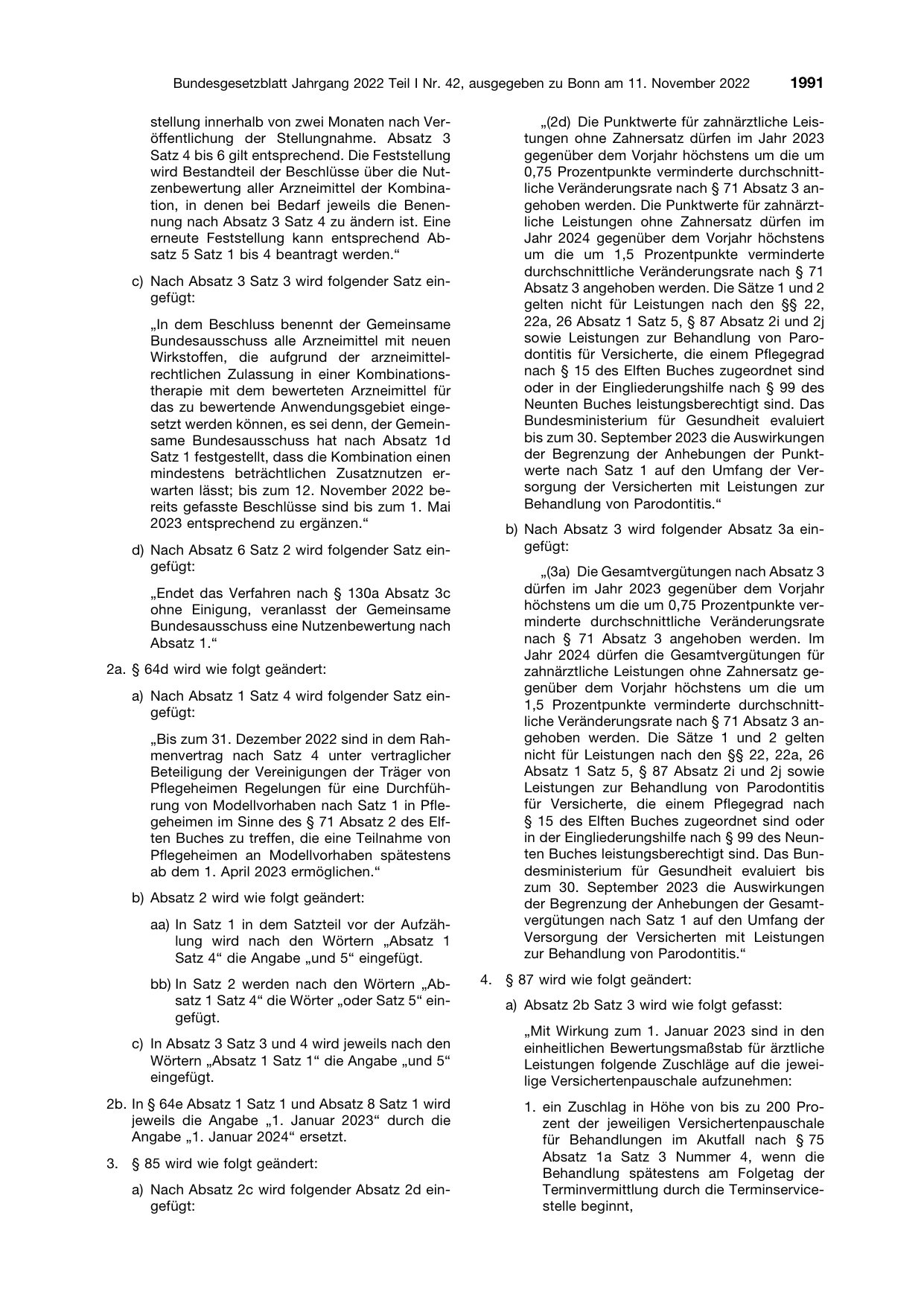 BGBl. 2022, Seite 1991 — Originalseite als Abbildung