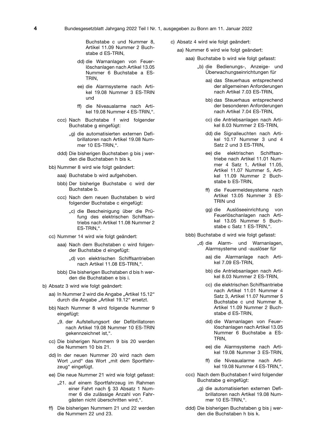 BGBl. 2022, Seite 4 — Originalseite als Abbildung