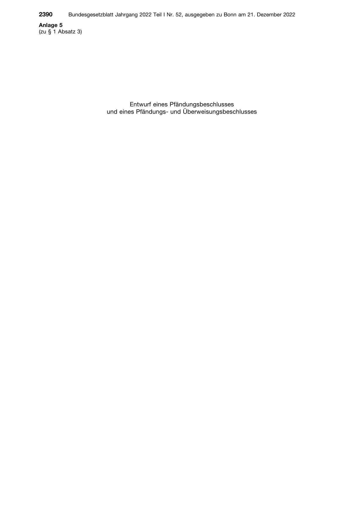 BGBl. 2022, Seite 2390 — Originalseite als Abbildung
