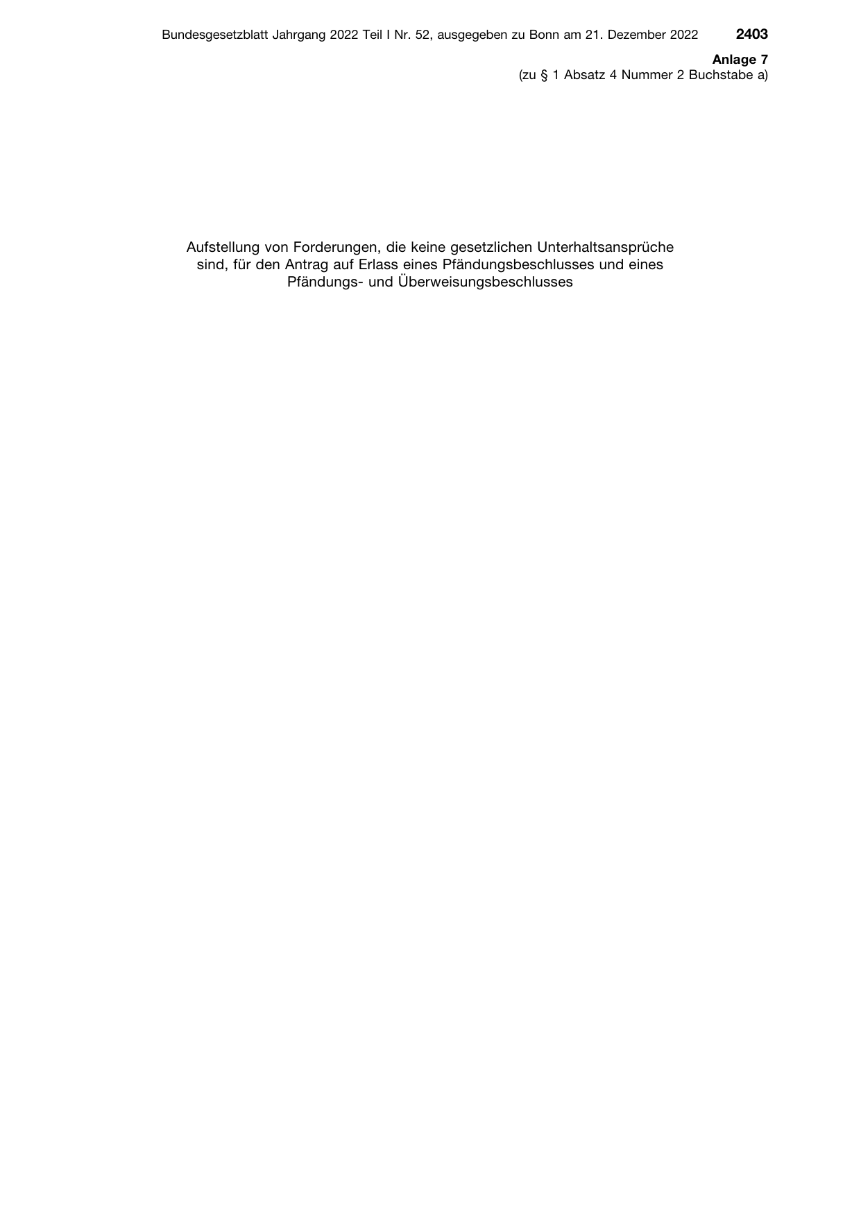 BGBl. 2022, Seite 2403 — Originalseite als Abbildung