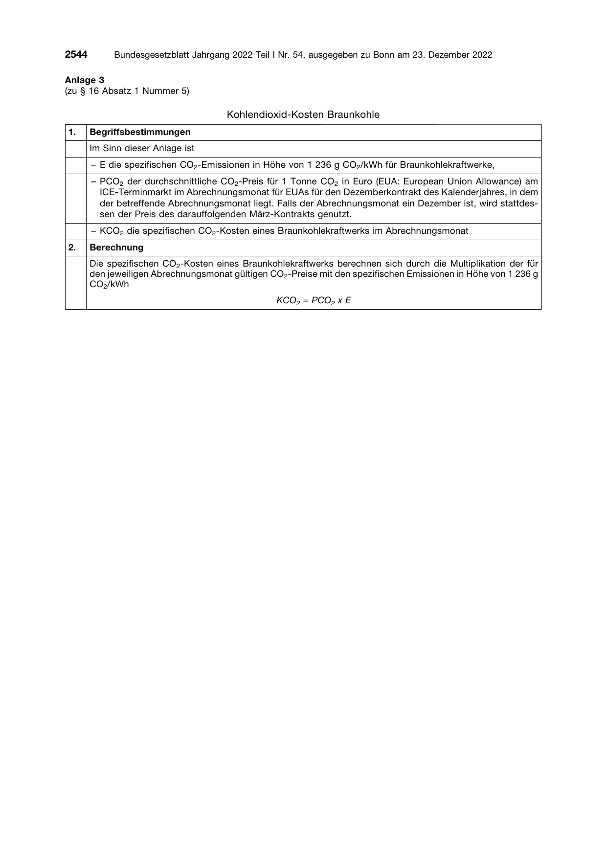 BGBl. 2022, Seite 2544 — Originalseite als Abbildung