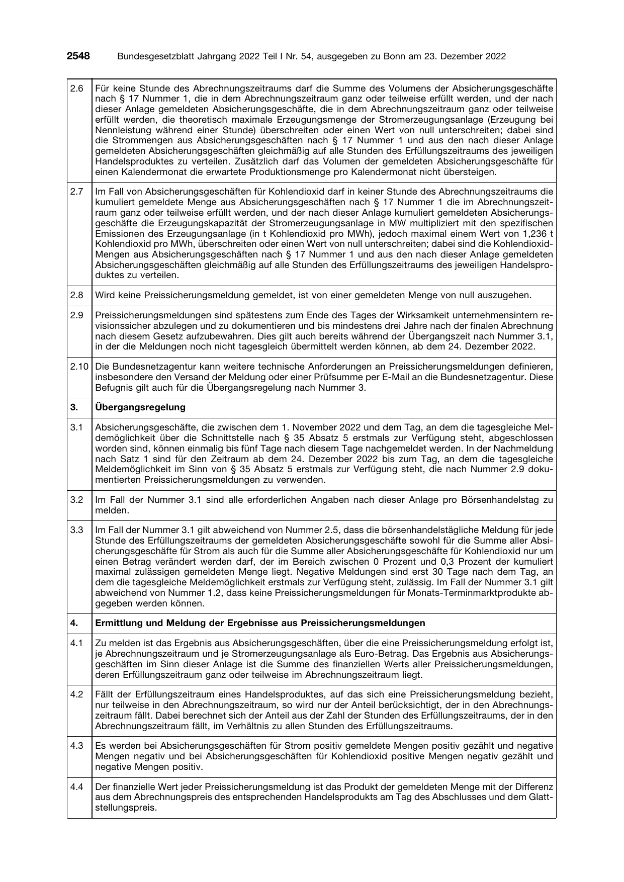 BGBl. 2022, Seite 2548 — Originalseite als Abbildung